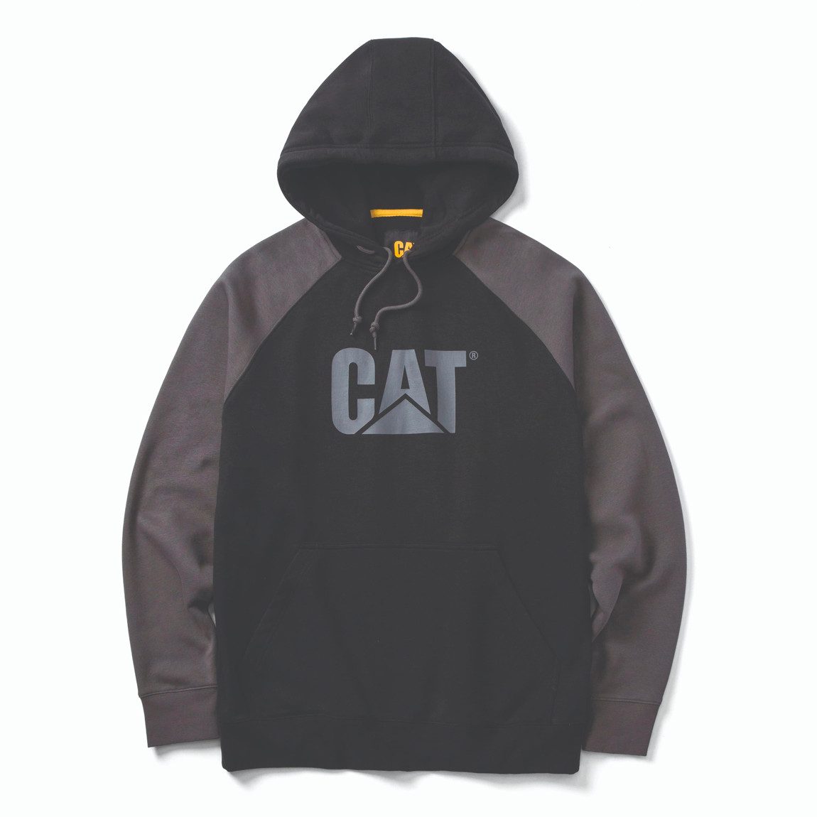 CAT CATERPILLA Hoodie Caterpillar Hoodie mit kontrastfarbenen Ärmeln 1050024