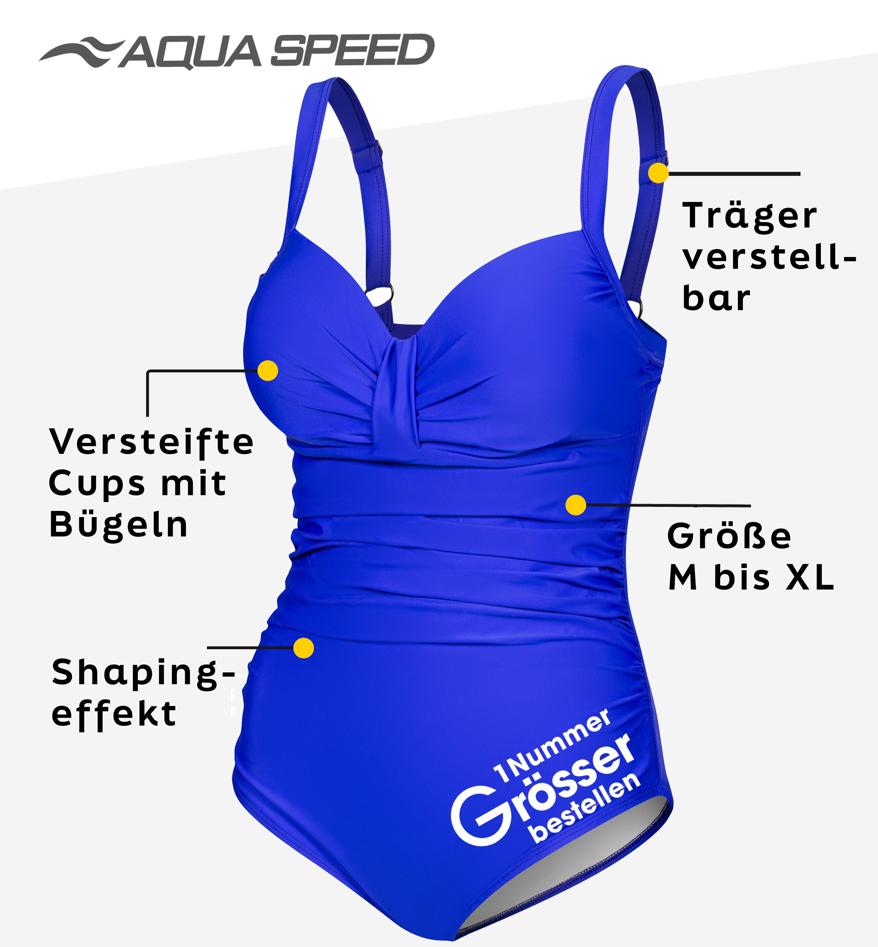 Aqua Speed Badeanzug Olivia Badeanzug für Damen Damenbadeanzug einteilig el günstig online kaufen