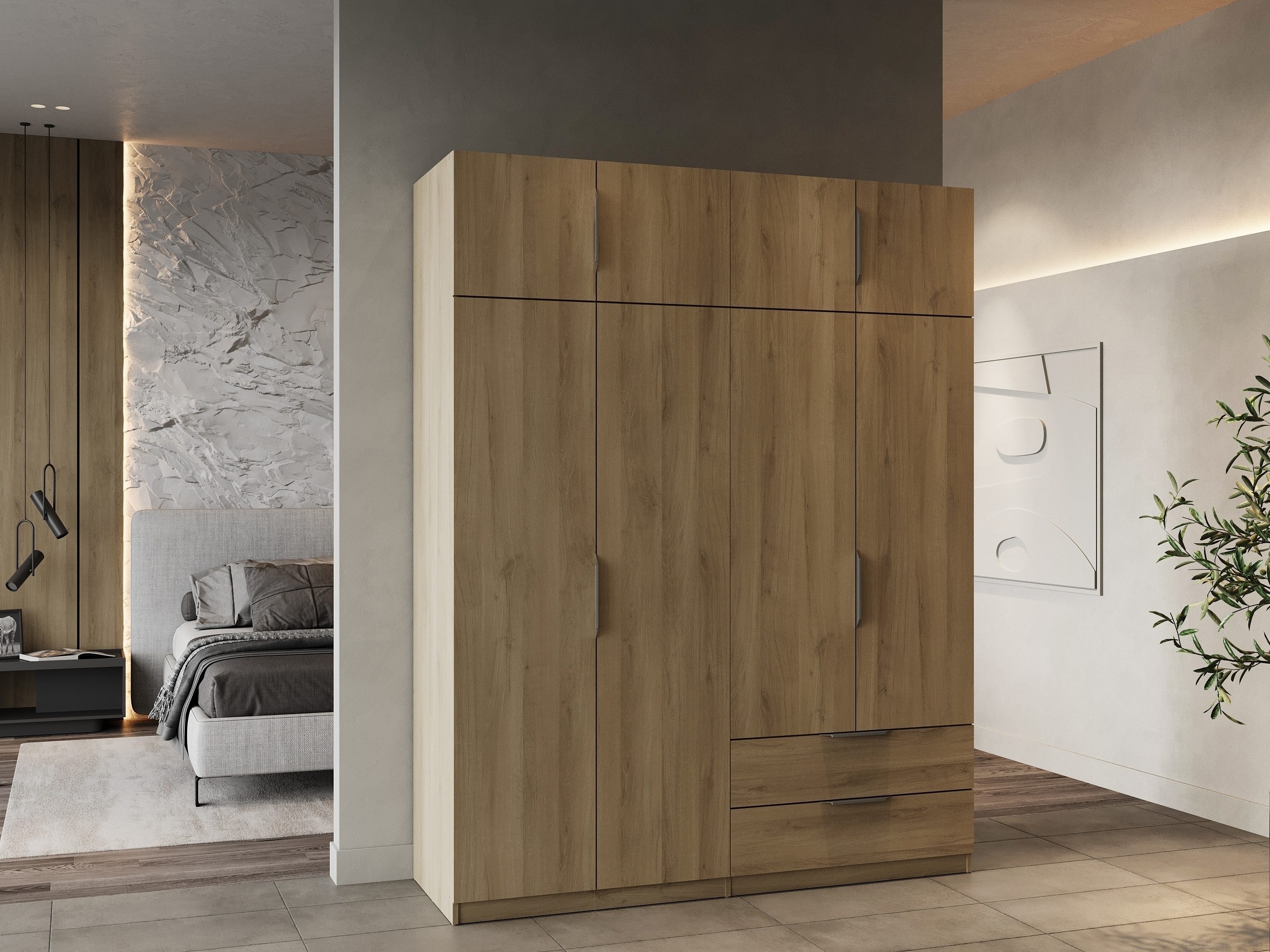 Drehtürenschrank GHOST