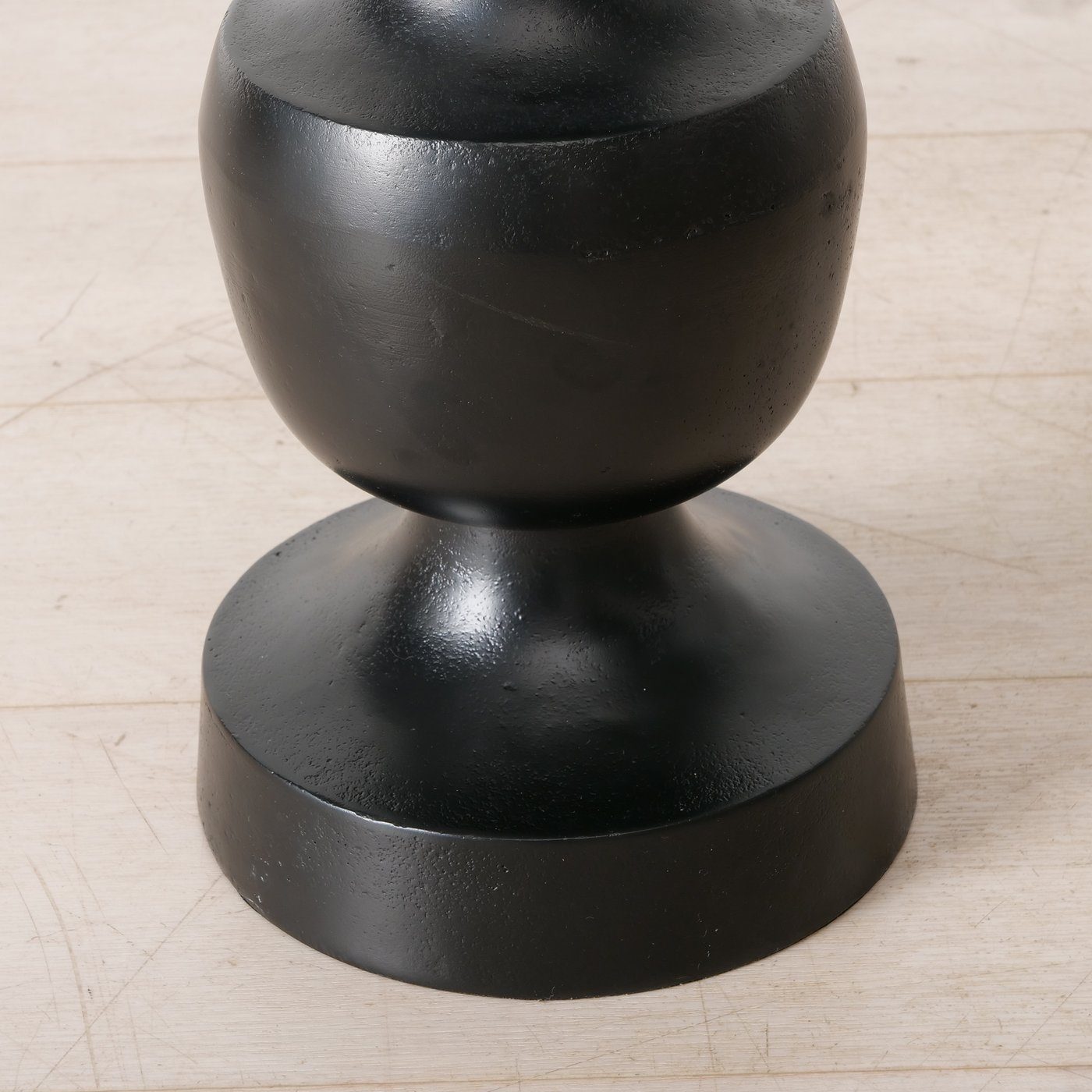 BOLTZE schwarz Vase in "Basuma" aus Dekovase H123cm, Metall