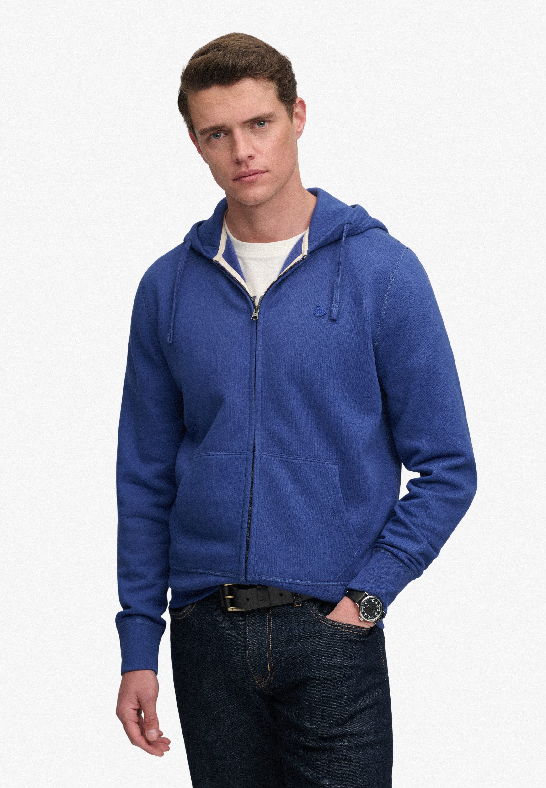 Superdry Kapuzensweatjacke ESSENTIAL SDCO LOGO ZIPHOOD Baumwollmischung, regular fit – Bild 2 von 5