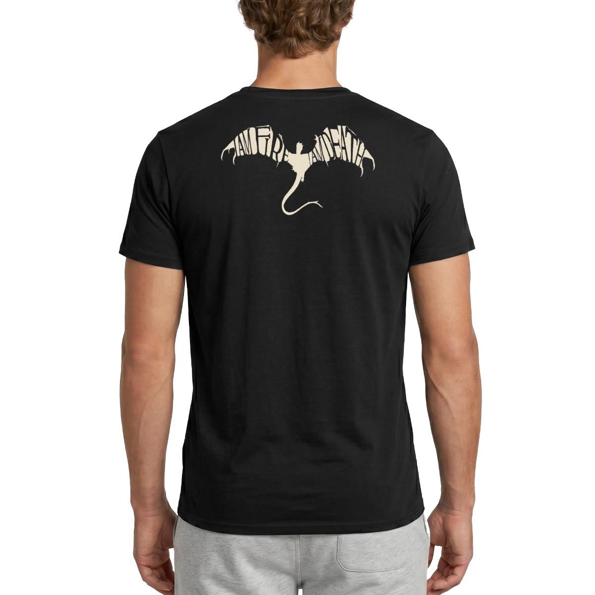 Spreadshirt T-Shirt Der Hobbit Smaug Mit Zitat Brust Design Männer T-Shirt (1-tlg)