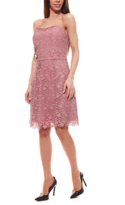 GUIDO MARIA KRETSCHMER Partykleid »GUIDO MARIA KRETSCHMER Mini-Kleid funkelndes Damen Abend-Kleid mit Spitze Cocktail-Kleid Altrosa«