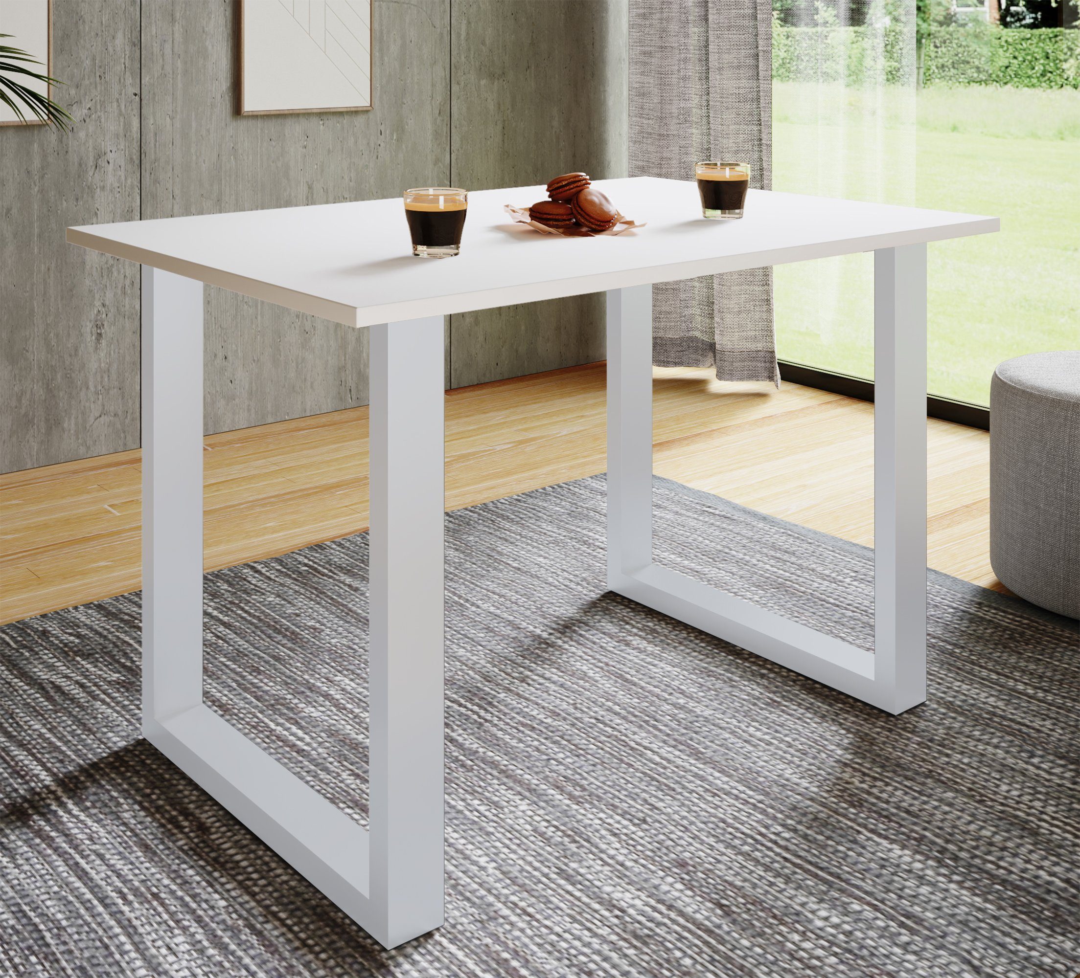 VCM Esstisch Premium Holz Esstisch Küchentisch Xona U 110x50 günstig online kaufen