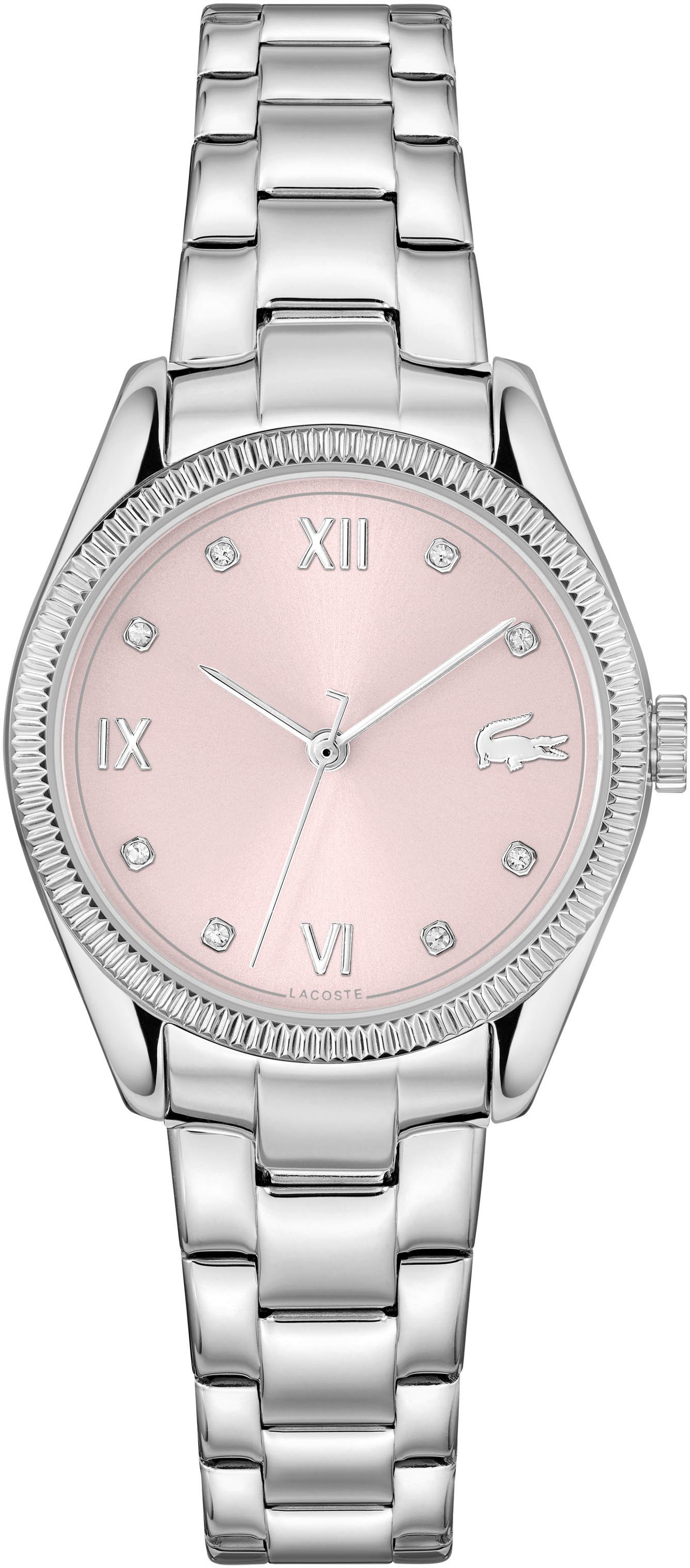 Lacoste Quarzuhr LACOSTE PARISIENNE 2001422, Armbanduhr, Damenuhr, Edelstah günstig online kaufen