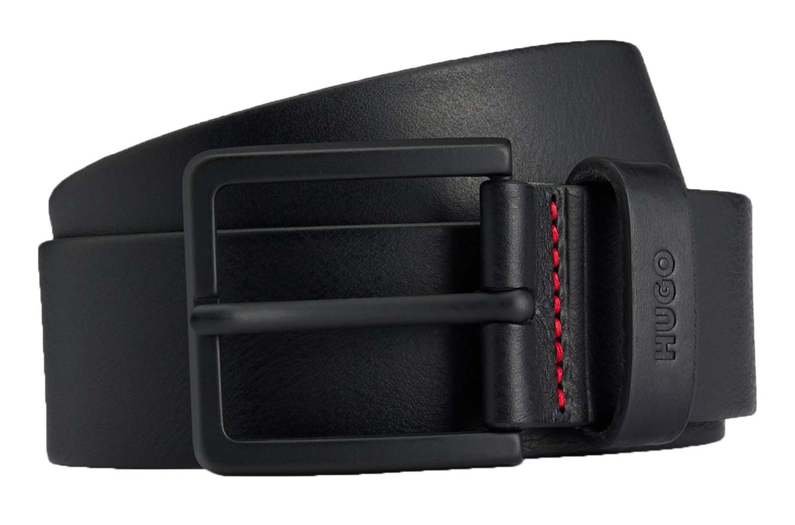 HUGO Synthetikgürtel Sz40 Leather Belt aus echtem Rindsleder günstig online kaufen