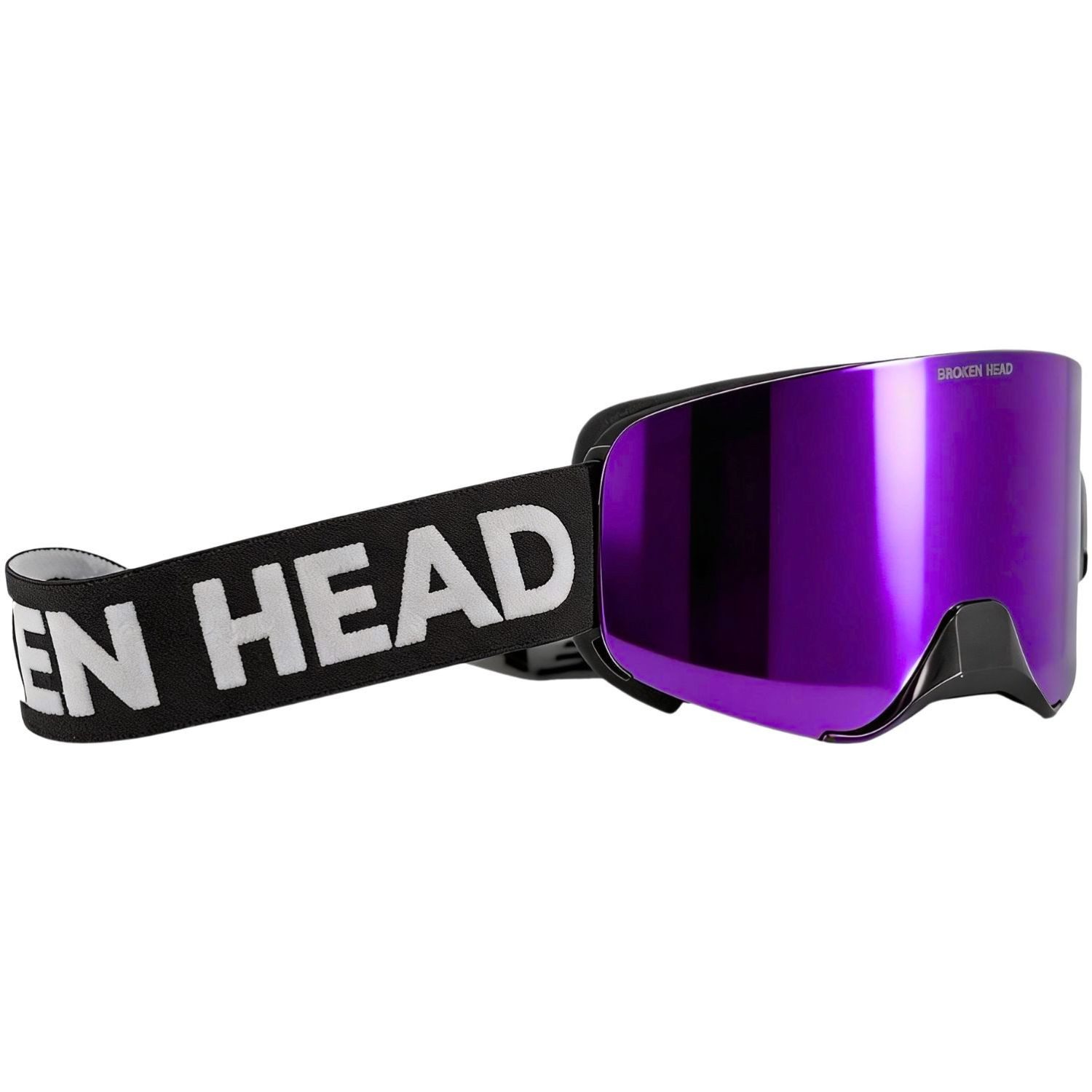 Broken Head Motorradbrille MX-Struggler Pink, Magnetisches Glas
