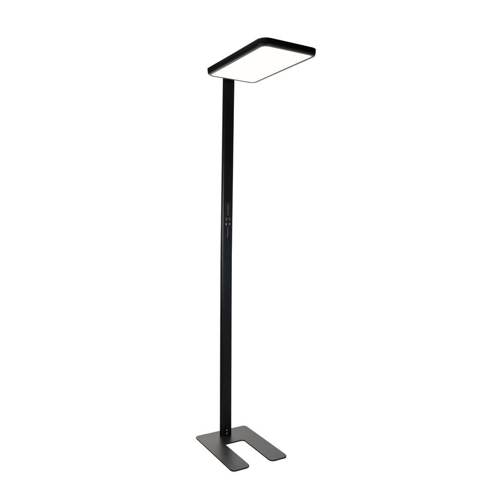 LUXULA LED Stehlampe LUXULA LED Stehleuchte 100 W 4000 K Neutralweiß Schwarz, Neutralweiß