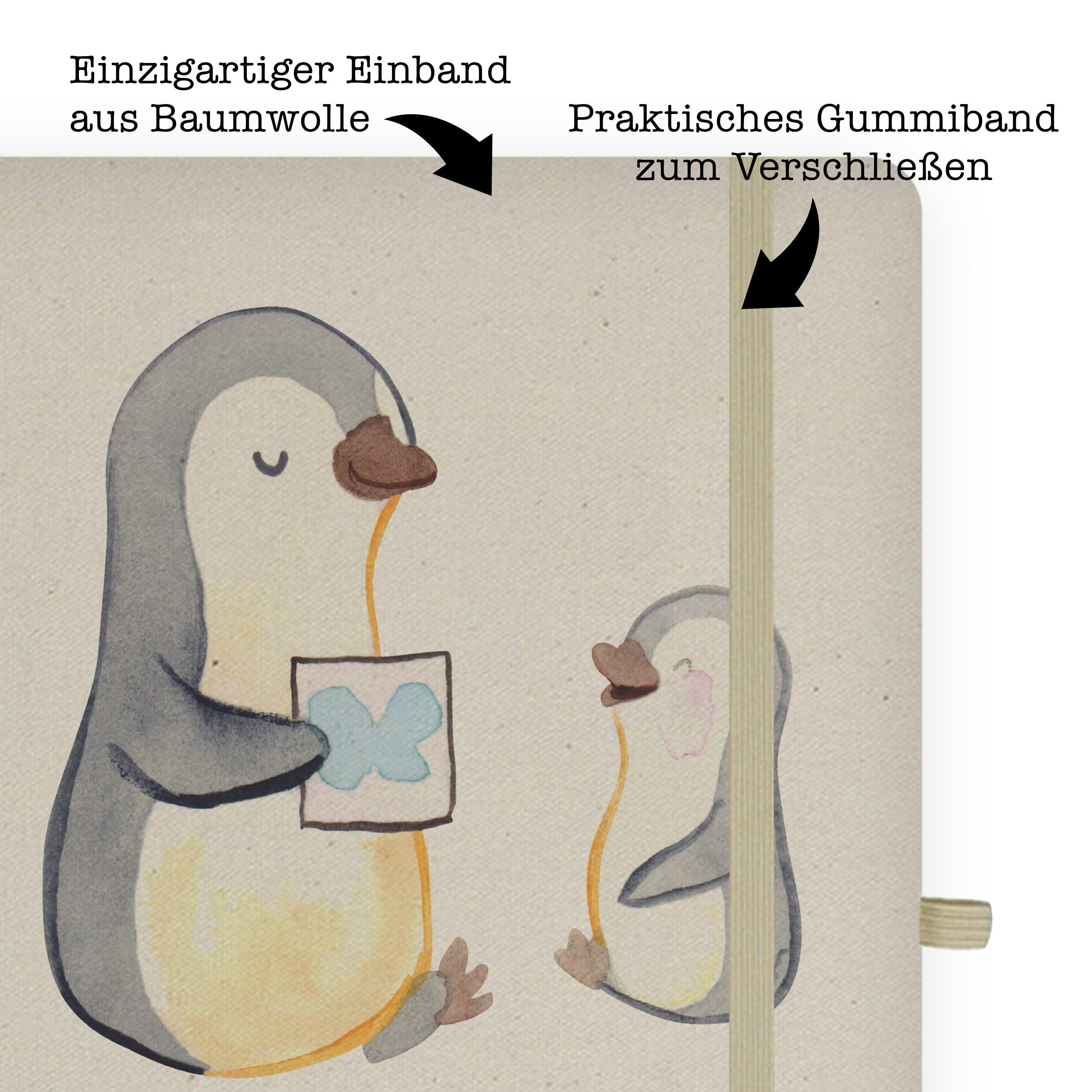 Logopäde Mrs. Noti Transparent Notizen, - Geschenk, Panda & - & Notizbuch Ausbildung, Herz Mrs. Panda Mr. mit Mr.