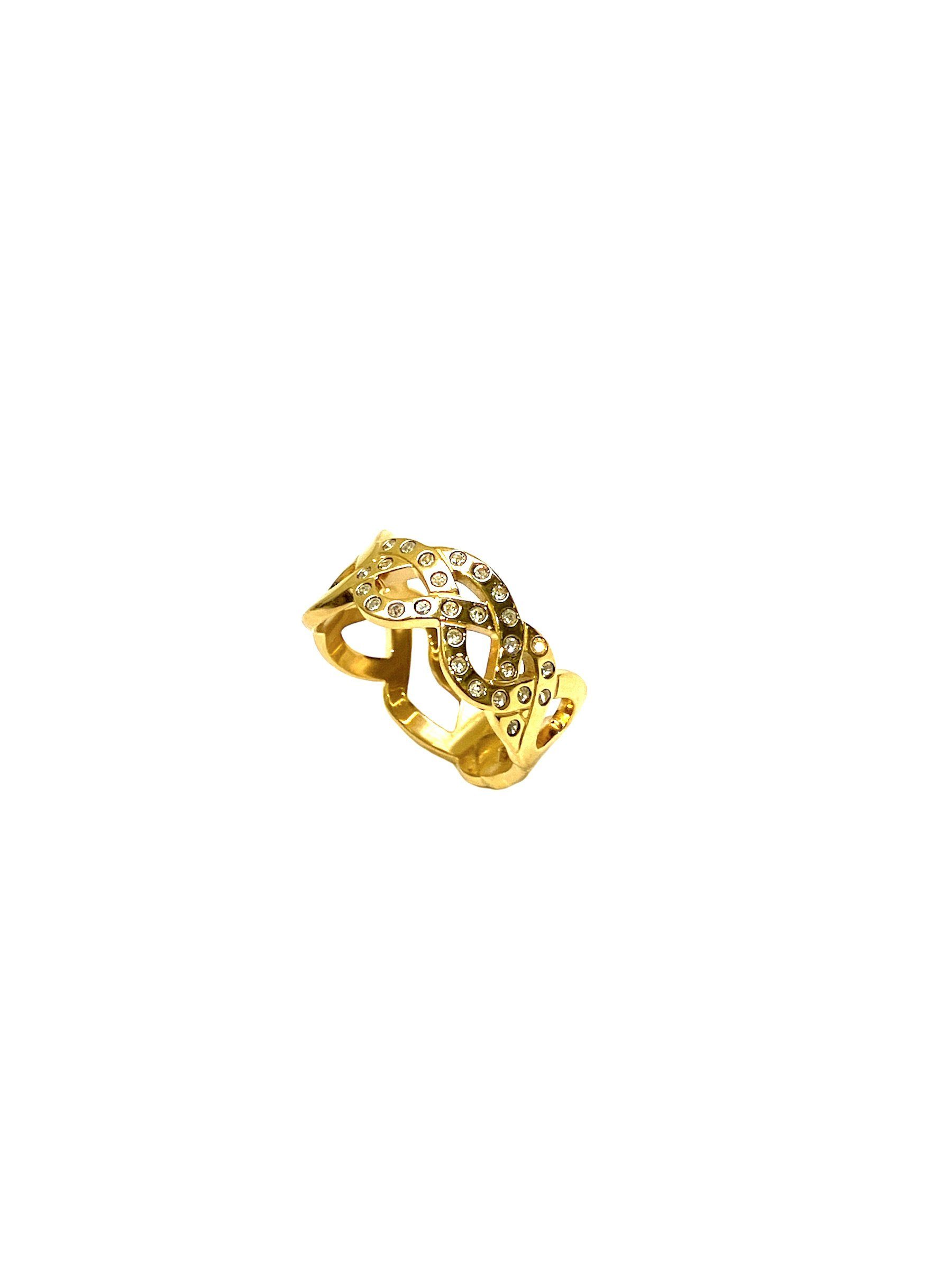 Swatch Bijoux Fingerring JRJ018-7, Geschwungene Ringschiene die einer Krone ähnelt