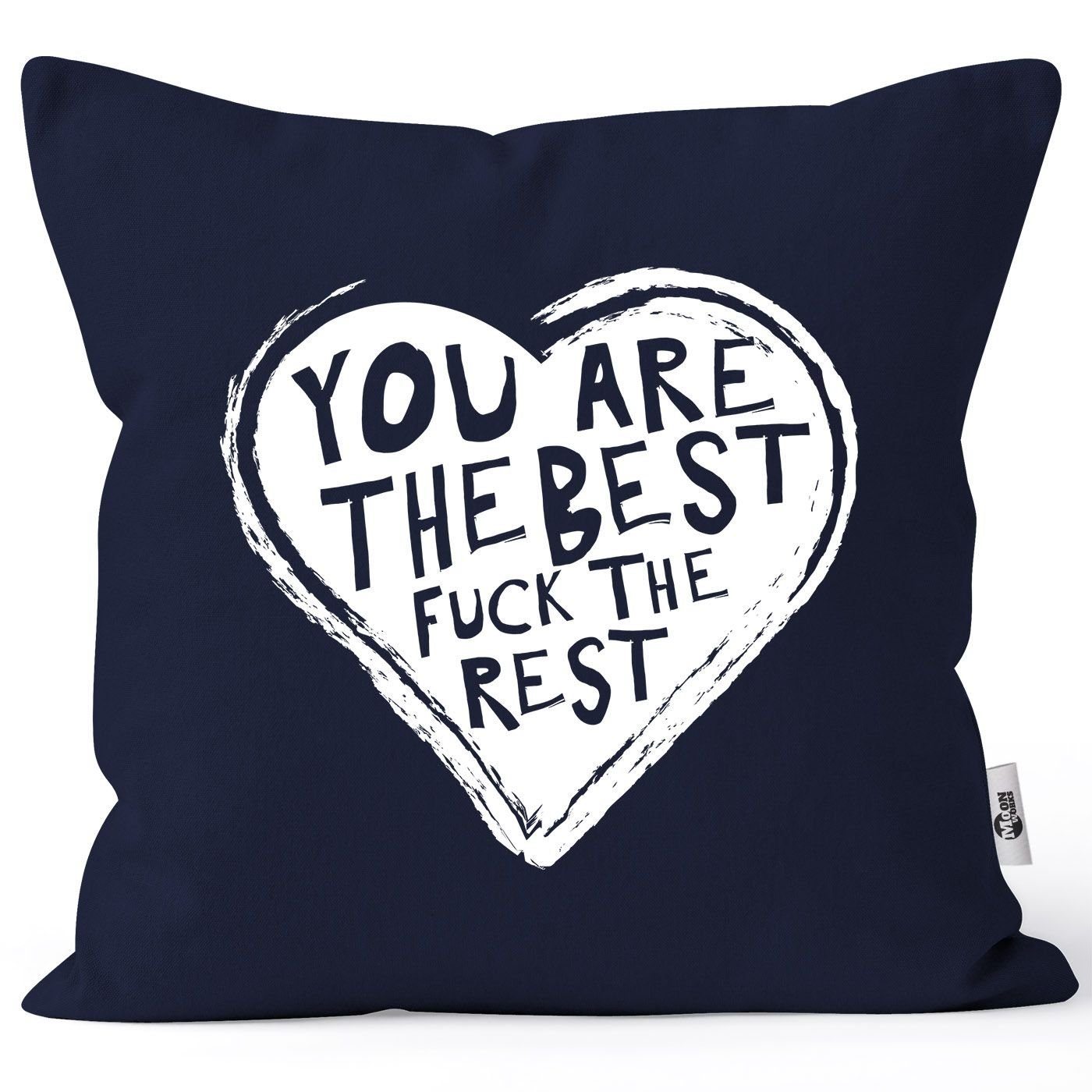 Kissenbezug 'Scheiß Auf Valentinstag Ich Liebe Dich Jeden Tag' – 40x40 Cm Aus Baumwolle, Lustiges Statement Für Sofa & Bett