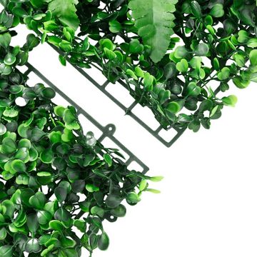 vidaXL Thermokomposter Sichtschutz aus Kunstpflanzen 6 Stk. Grün 40x60 cm, (6 St)