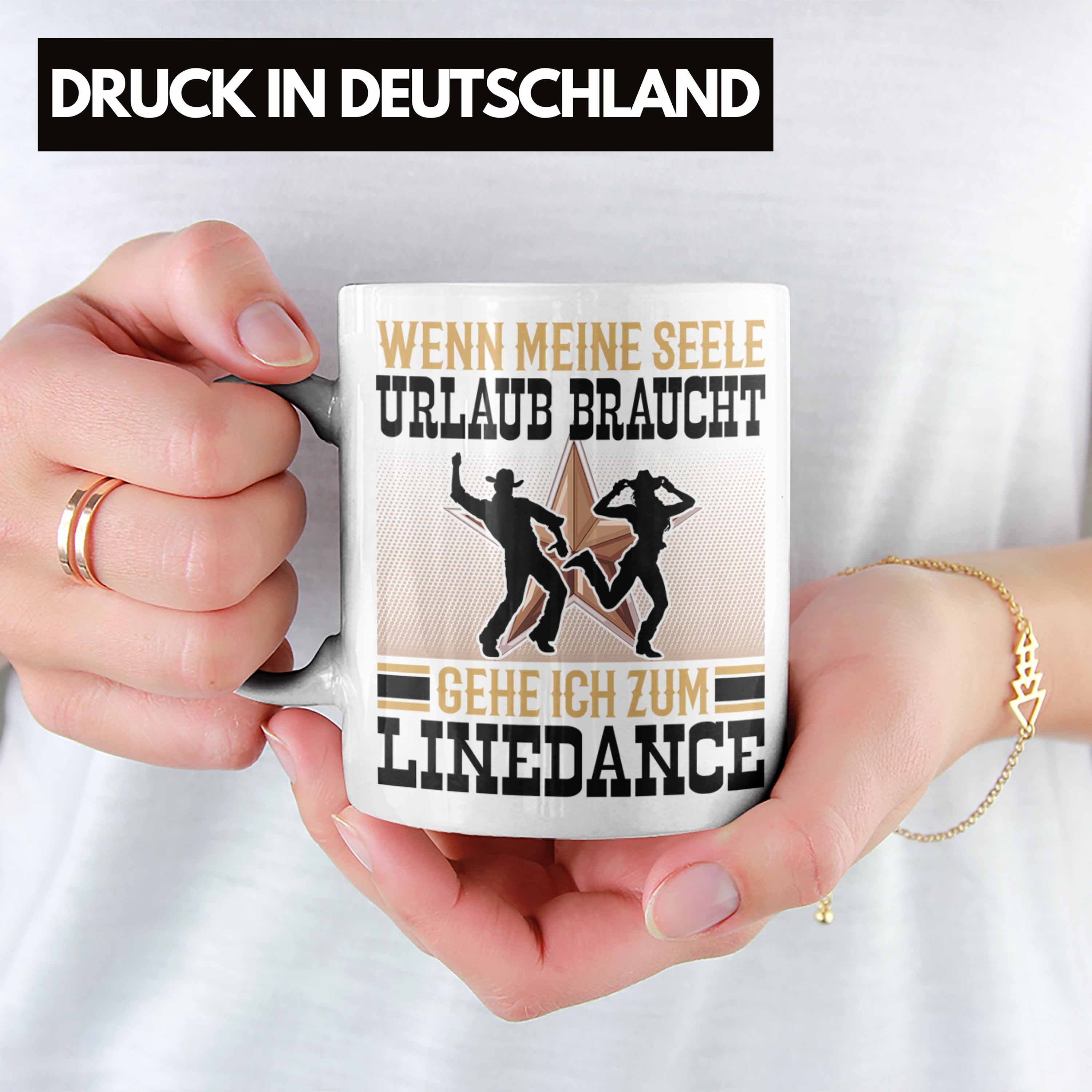 Meine Wenn Tasse Geschenk Trendation Geschenkidee Tasse Linedancerin Weiss Frauen S Linedance
