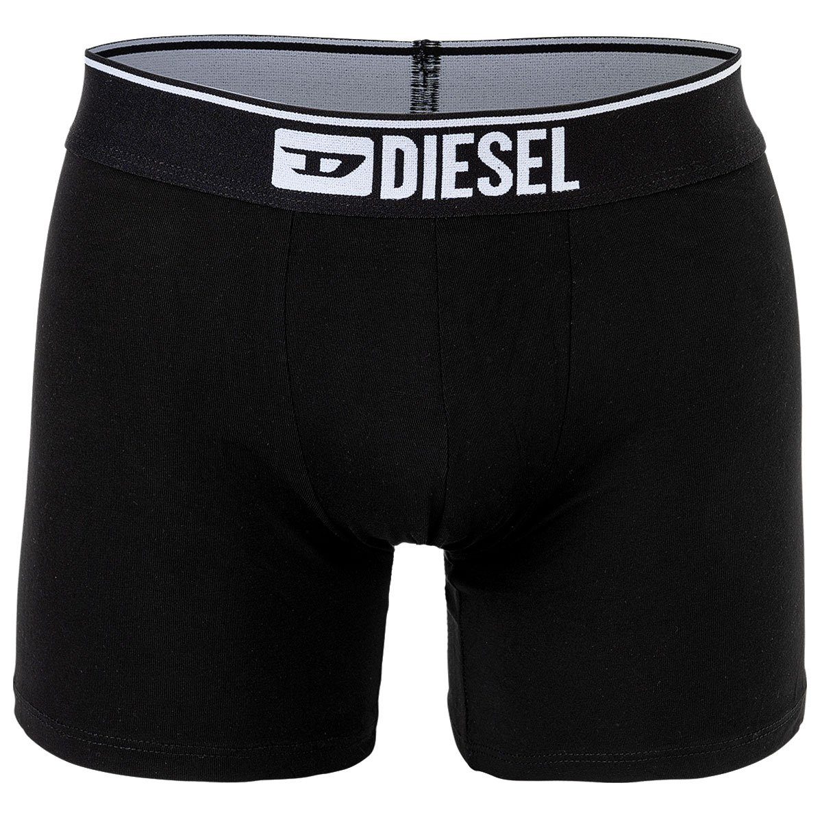 Diesel Boxer Herren Boxershorts, 3er Schwarz/Grau Pack 