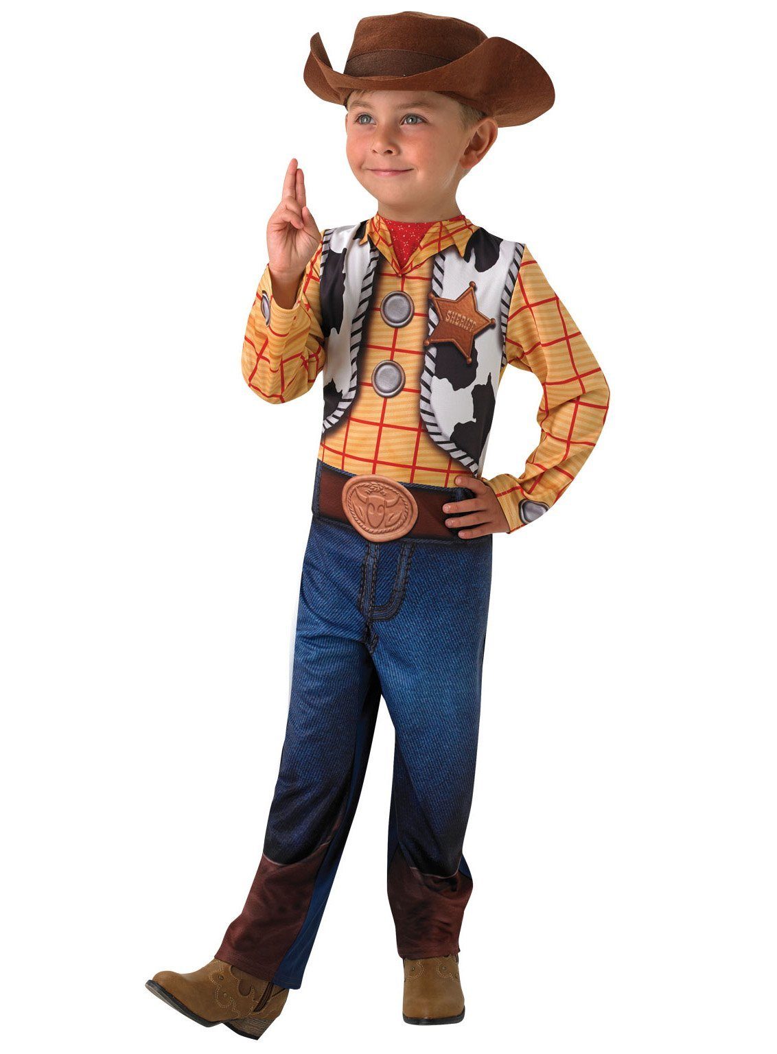 Rubie´s Kostüm Toy Story Woody Kostüm für Kinder - Размер 116, Werde zum smarten Spielzeug-Cowboy aus 'Toy Story'!