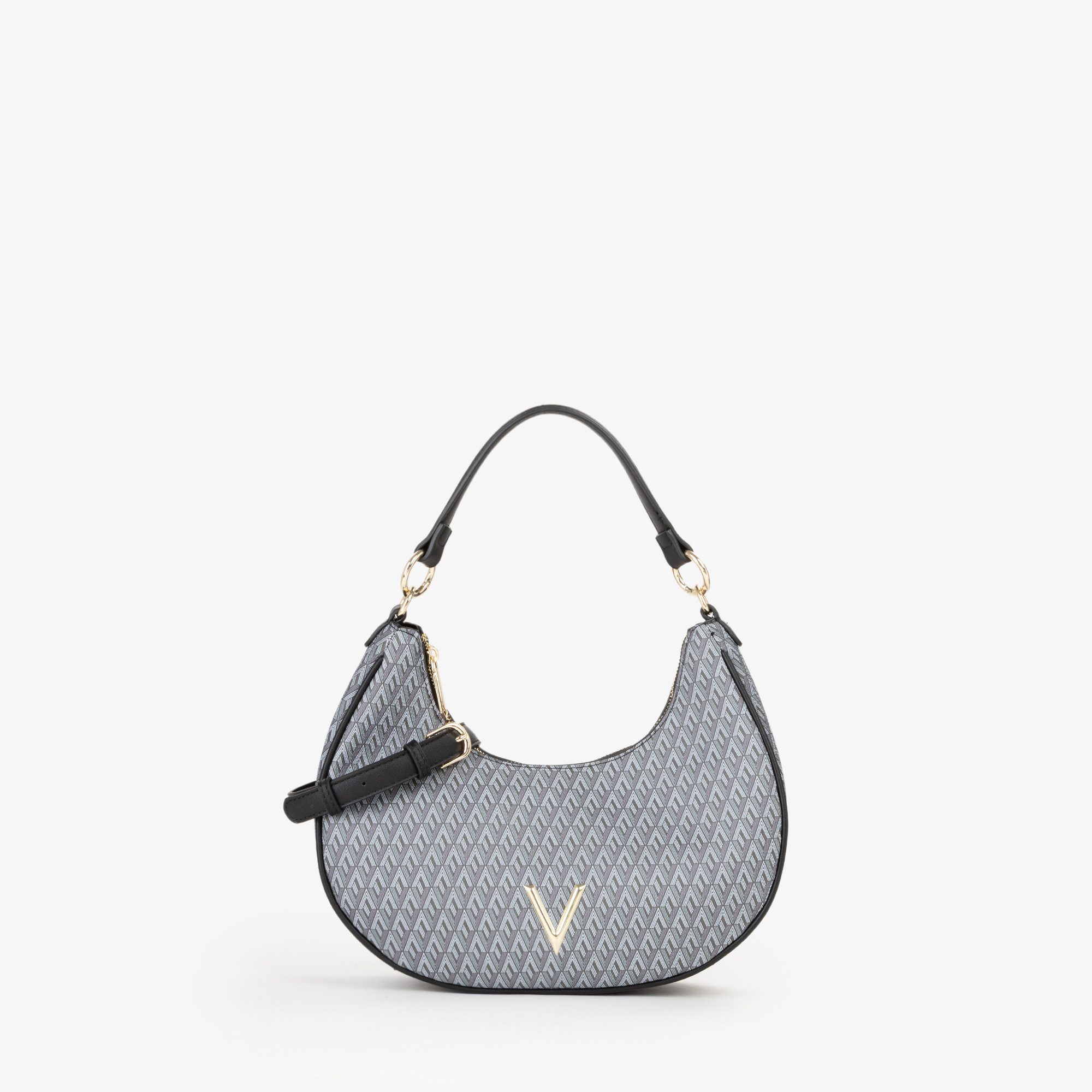 VALENTINO BAGS Hobo QUEEN RE, Handtasche, Henkeltasche, Schultertasche mit dezentem Muster