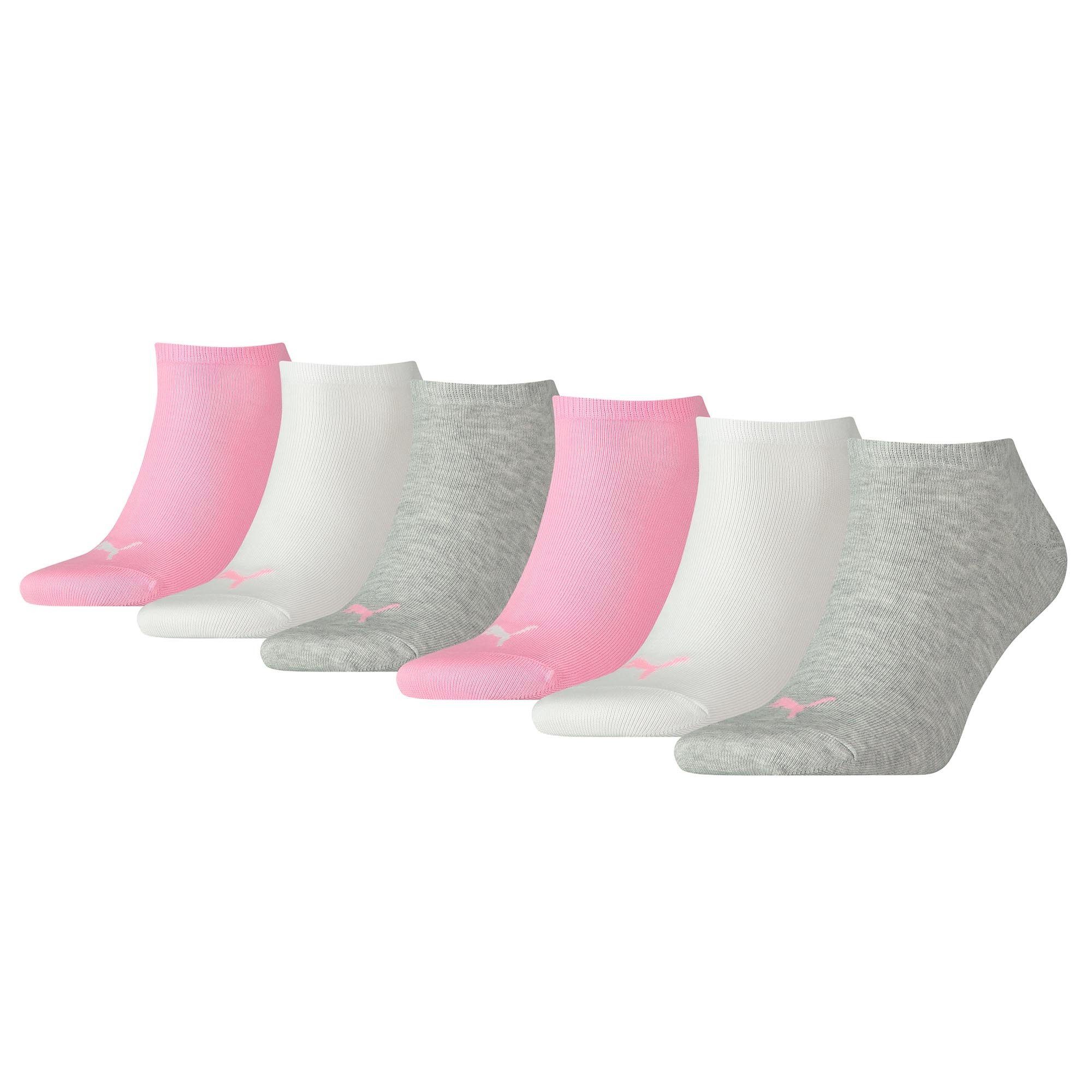 PUMA Sneakersocken Unisex Sneaker-Socken, 6er Pack - ECOM, Logo