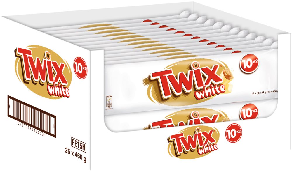 Twix Süßigkeit TWIX Multipack White 26x10x46g