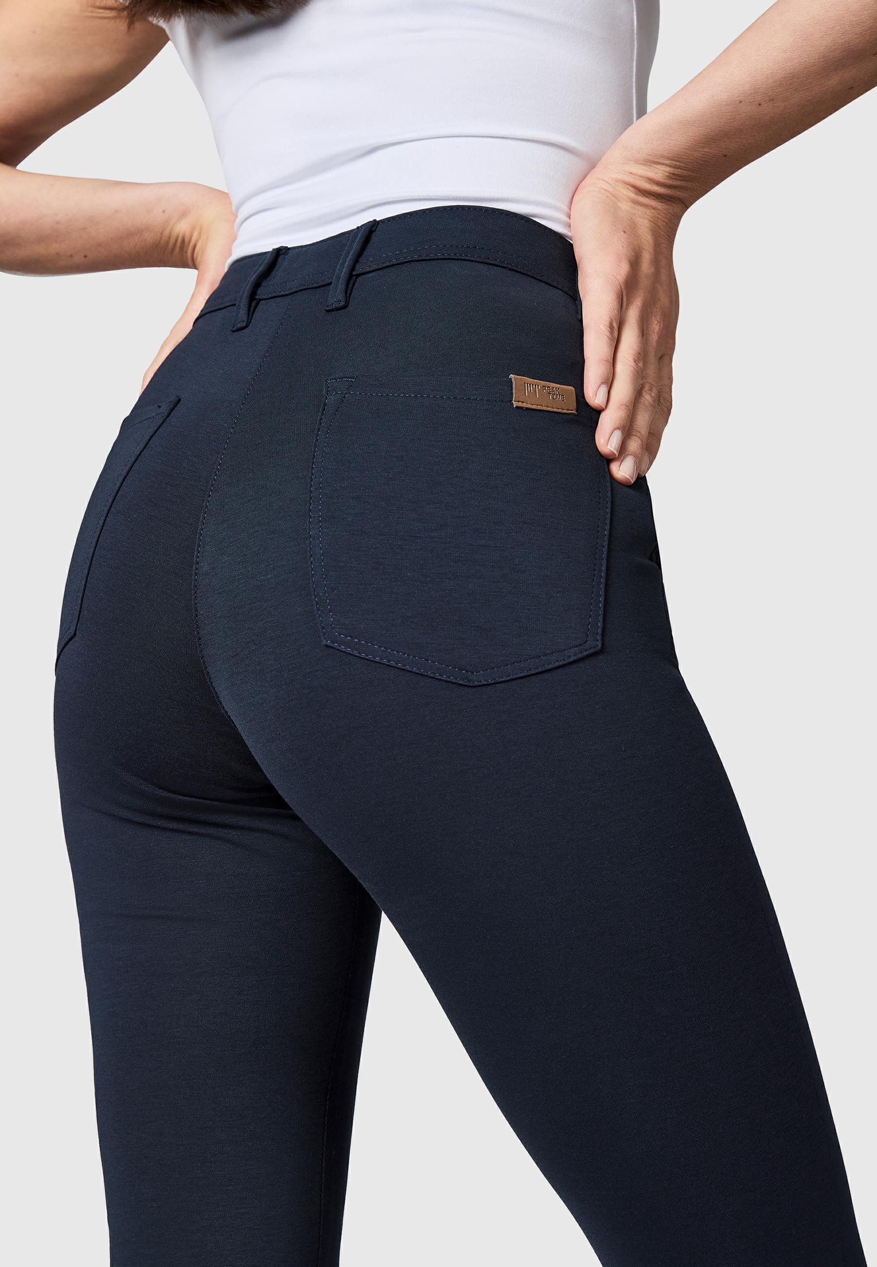 PEAK TIME Stoffhose Aurele Lange Chino-Hose mit Bio-Baumwolle