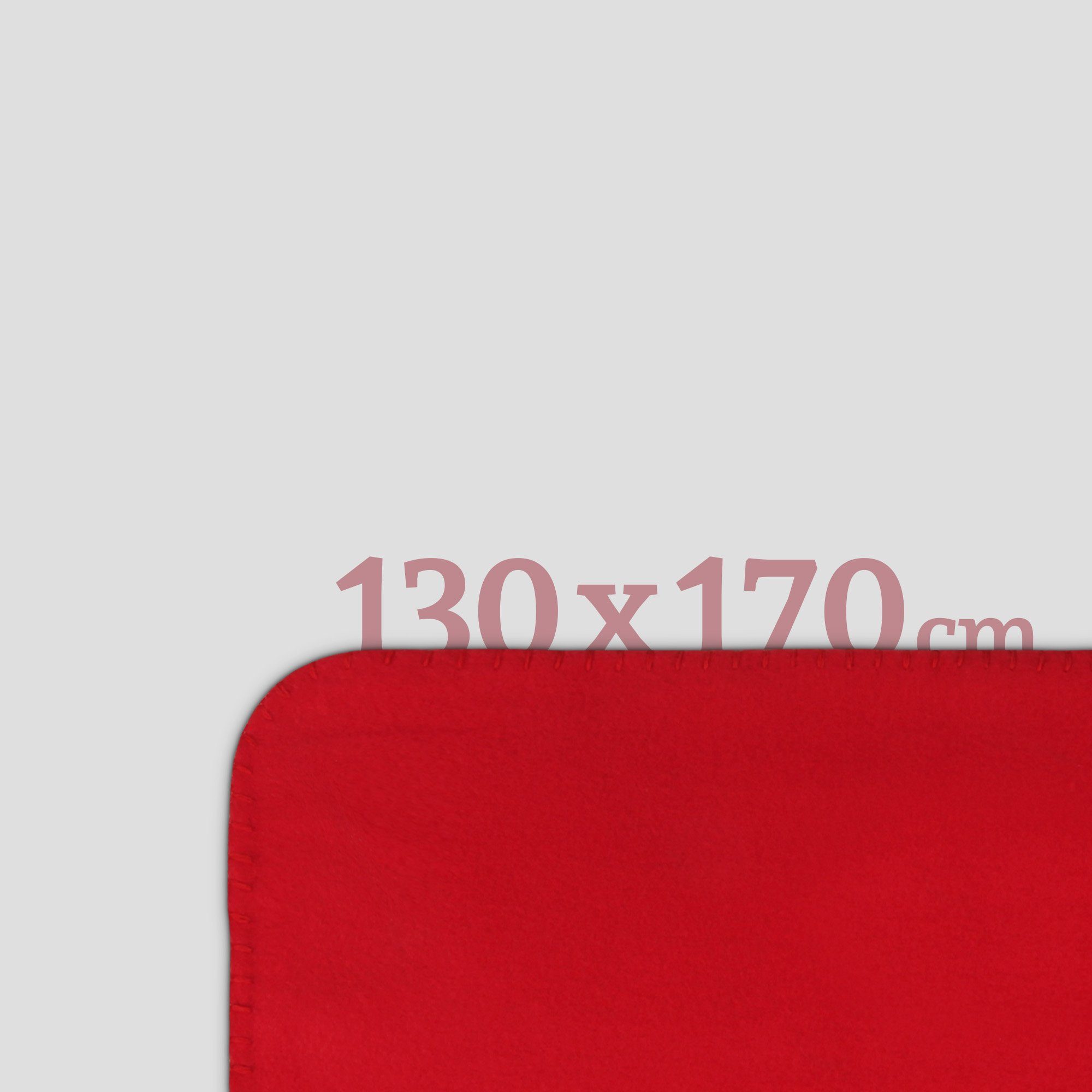 Wohndecke Basic Fleecedecke, Bestlivings, Kuscheldecke 130x170cm - Sofadecke, warme Coral Fleece Decke