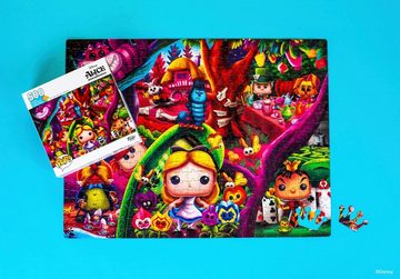 Funko GAMES Puzzle Pop!, Alice in Wonderland, 500 Puzzleteile