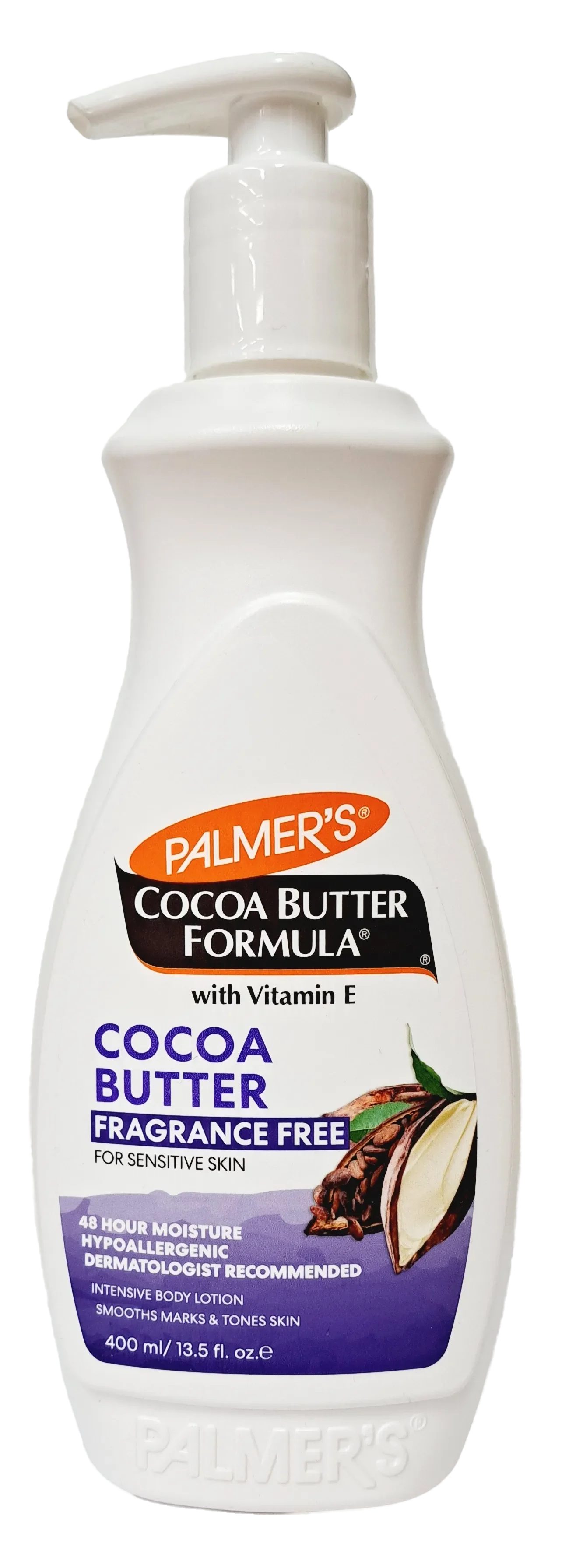 PALMERS Körperlotion Palmers Cocoa Butter FRAGRANCE FREE Body Lotion - Körperlotion 400ml