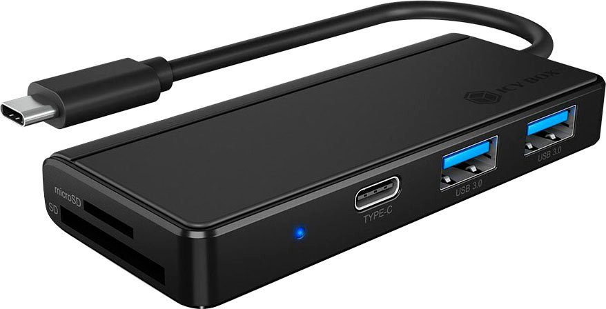 ICY BOX USB 3.0 Type-C® Hub & Kartenleser Computer-Adapter