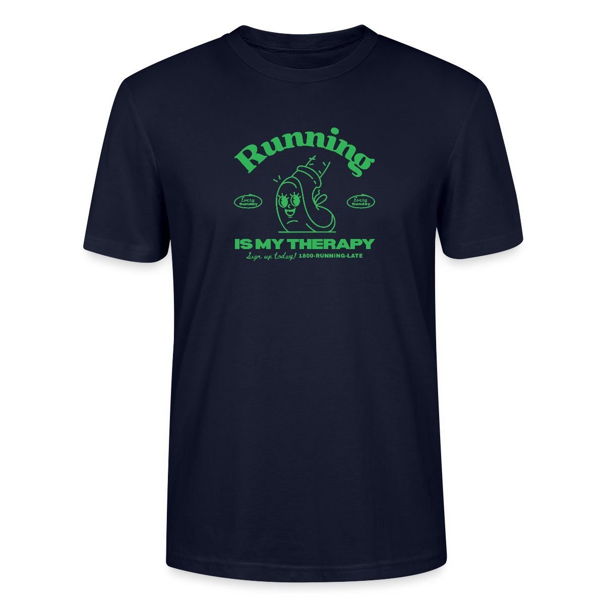 T-Shirt Running Club Design Unisex Bio T-Shirt