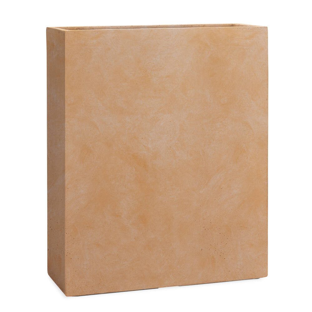 Pflanzwerk® Pflanzkübel DIVIDER Premium Blumenkübel Raumteiler Hochbeet Fiberglas, Fiberglas - Handgefertigt - Rechteckig - Frostbeständig