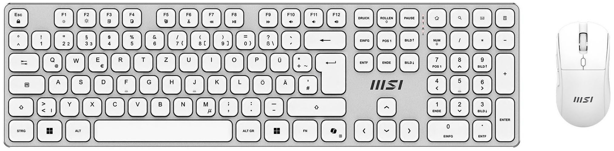 MSI Forge K210 Combo Wireless-Tastatur