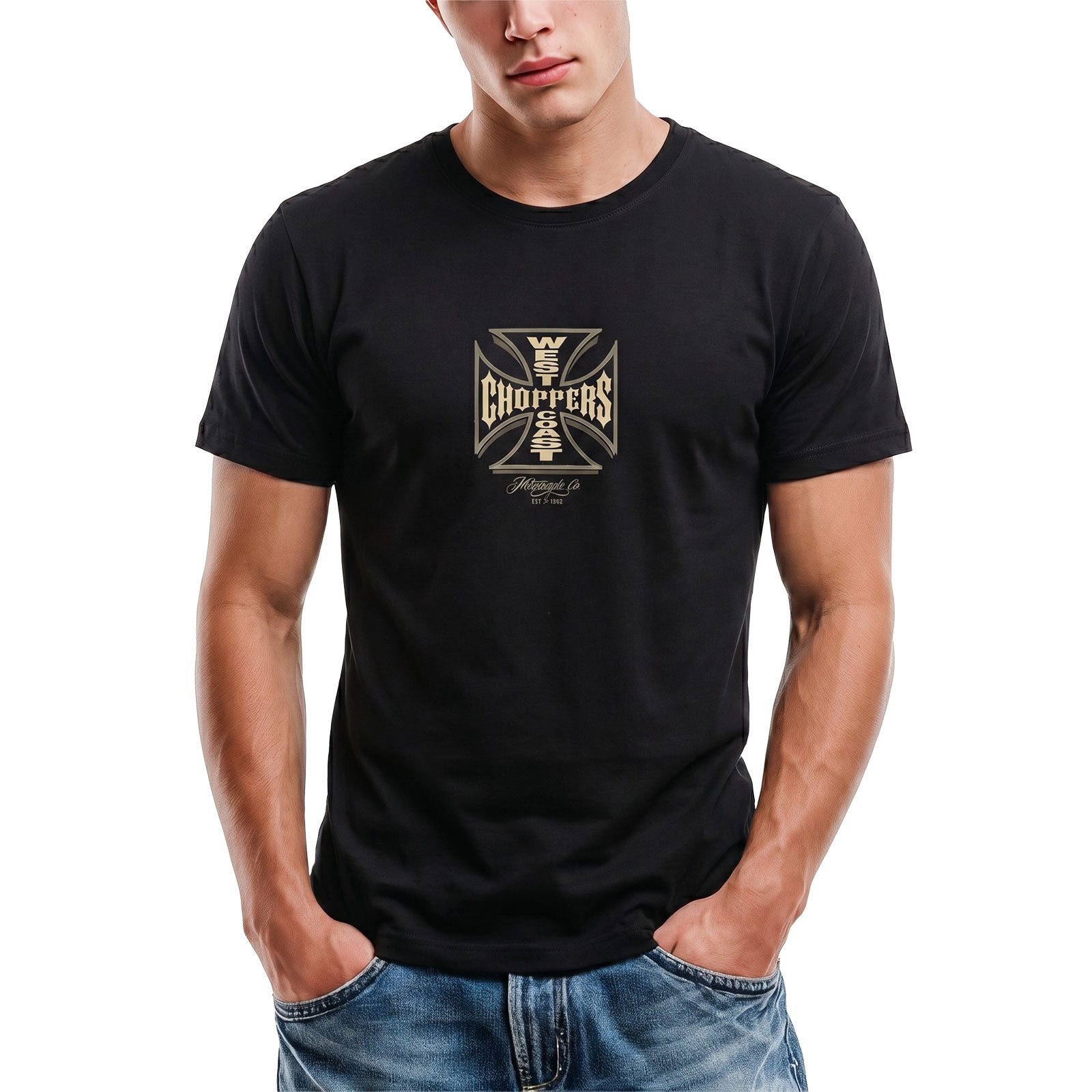 West Coast Choppers T-Shirt T-Shirt West Coast Chopper Gangscript