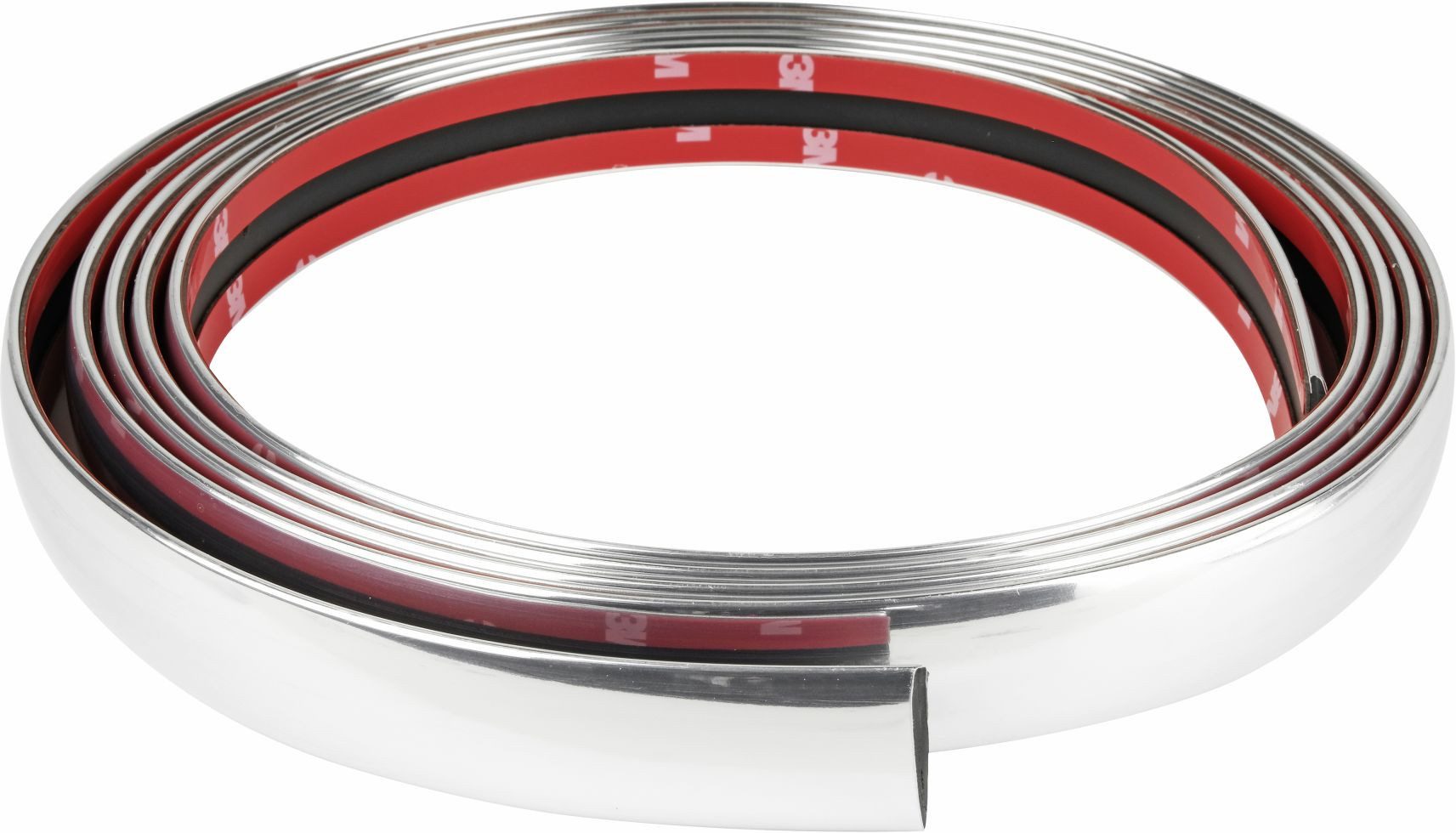 EUFAB Metallschild EUFAB Zierleiste universal Chrom 2,45 m x 21 mm – Bild 5 von 5