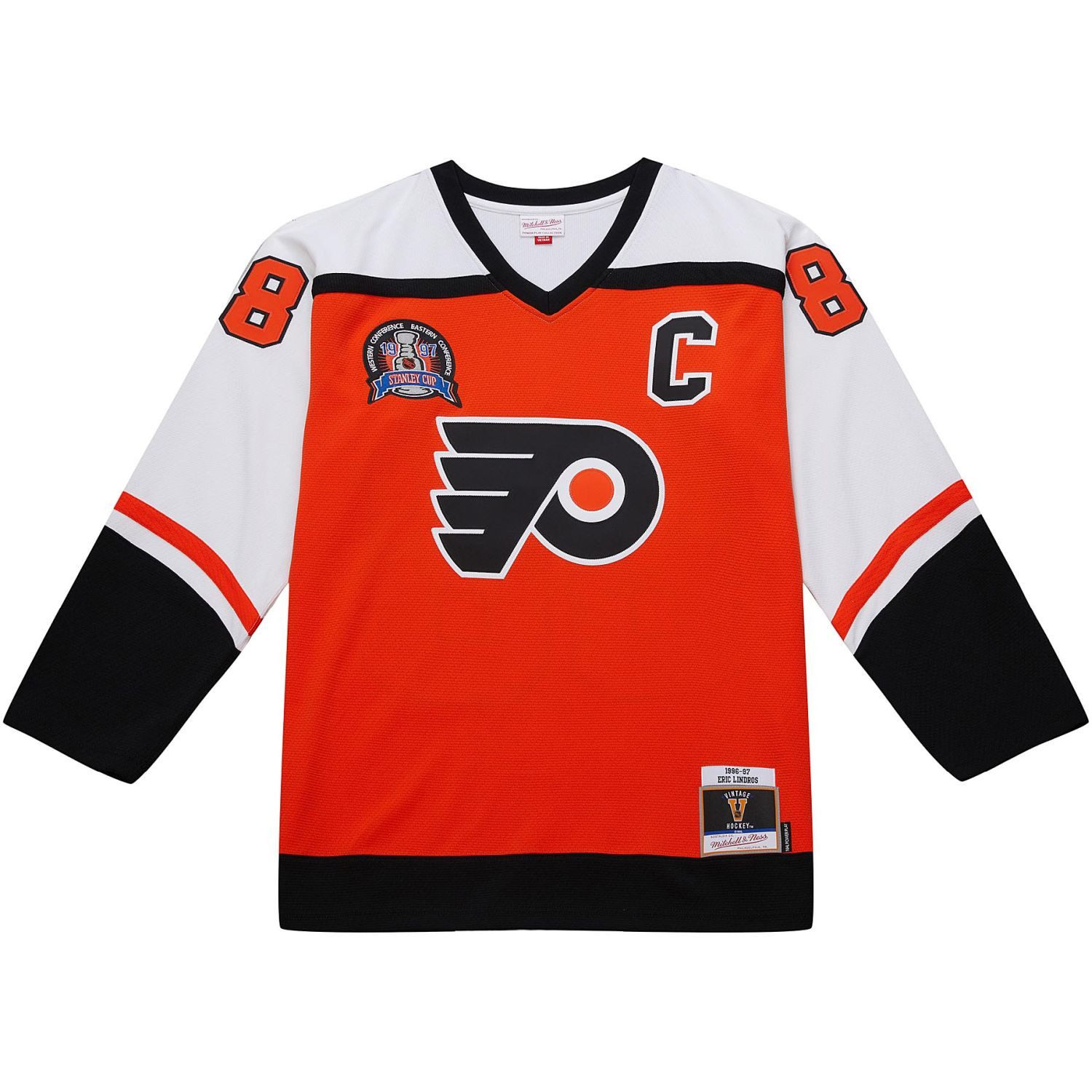 Eishockeytrikot Eric Lindros 1996 Philadelphia Flyers NHL Jersey