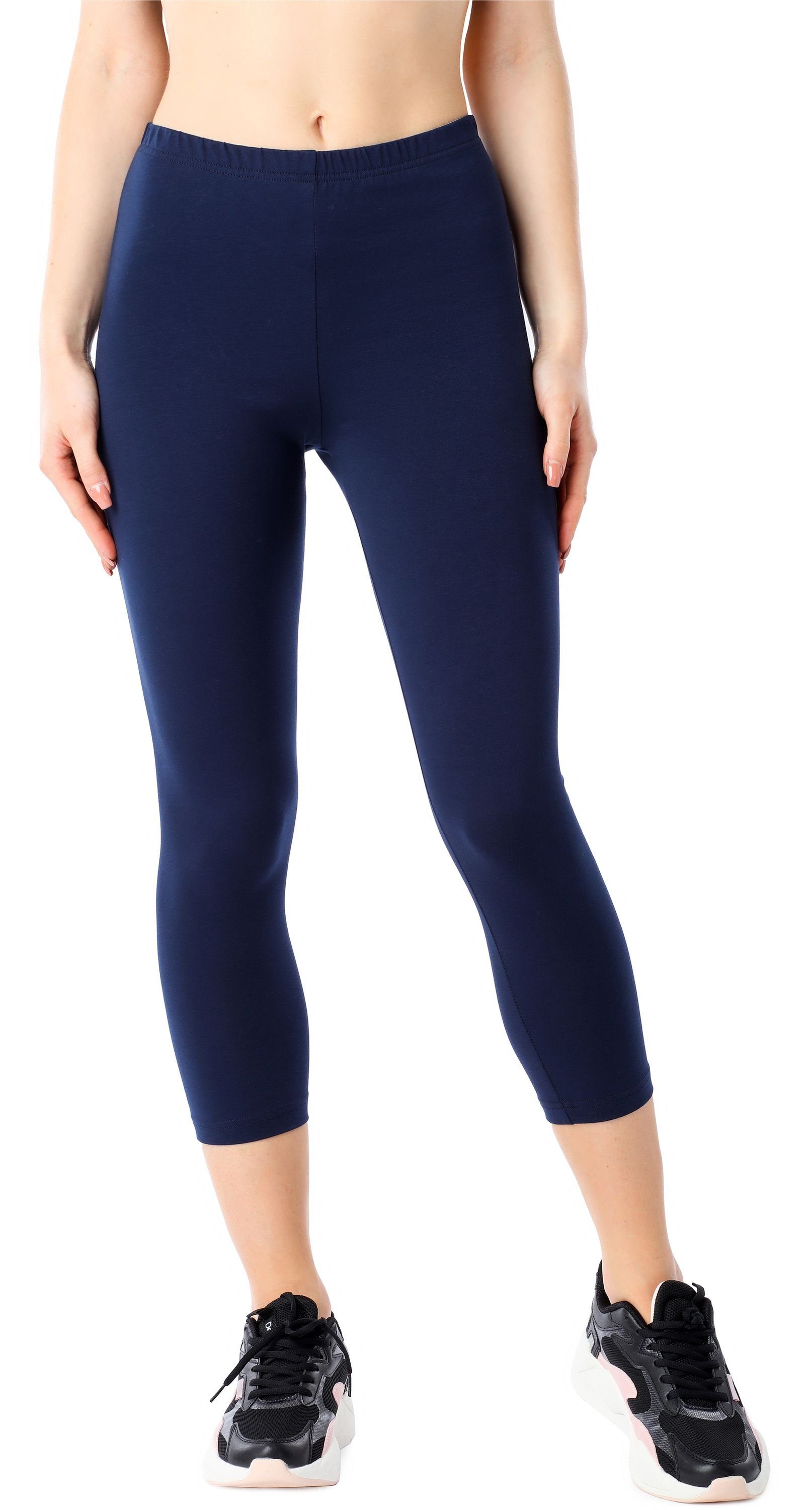 Bellivalini Leggings Damen 3/4 Capri Leggings günstig online kaufen