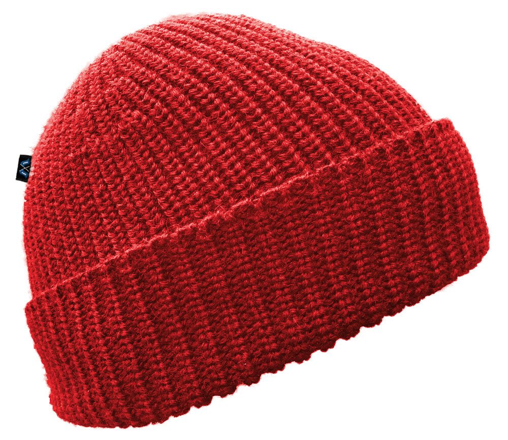 Blauer Peter Strickmütze (Packung) aus Merino in Perlfang-Optik