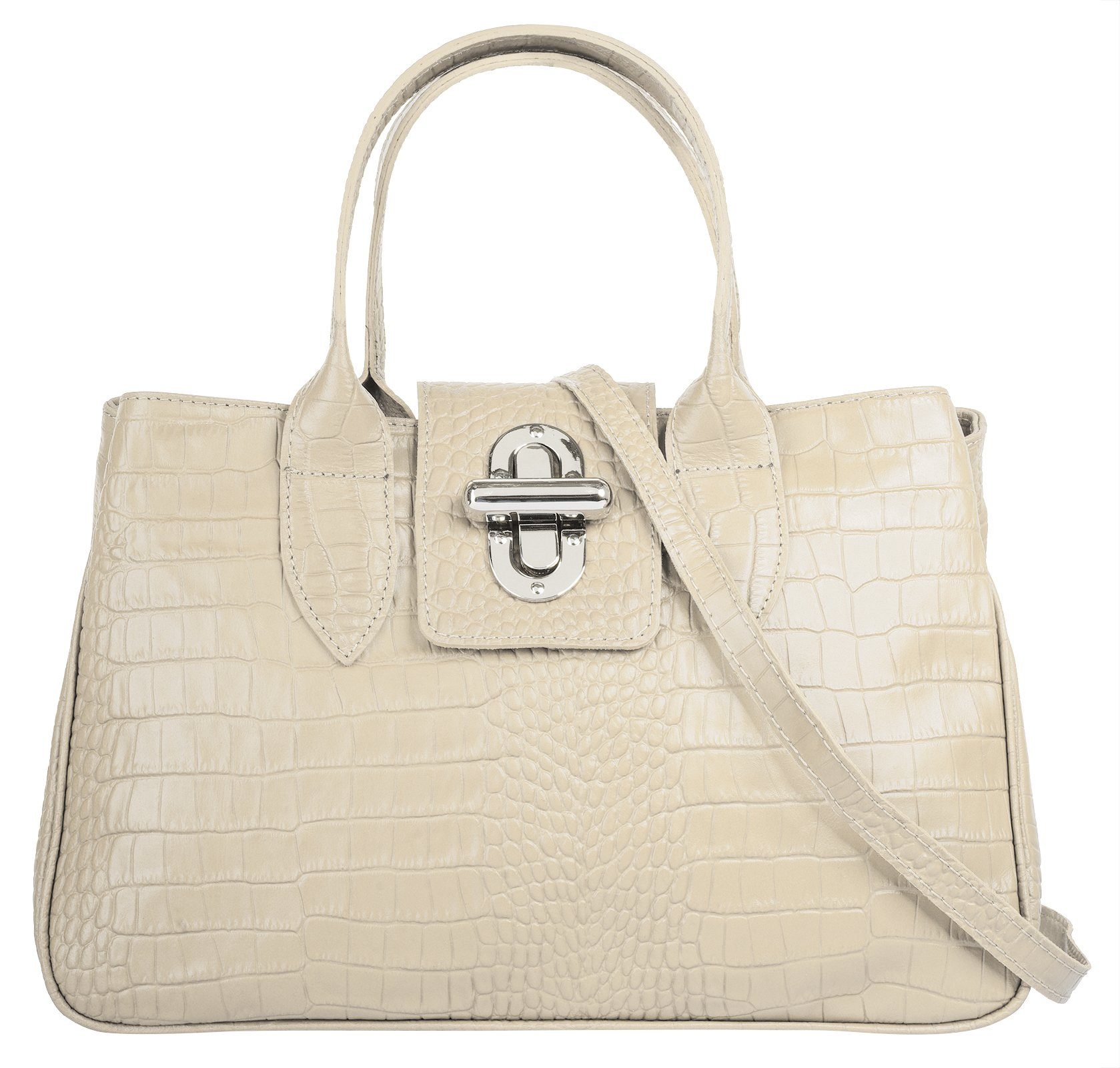 Cluty Henkeltasche, echt Leder, Made in günstig online kaufen