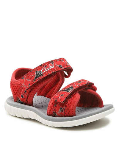 Clarks Sandalen Surfing Tide T 261661677 Red Combi Sandale