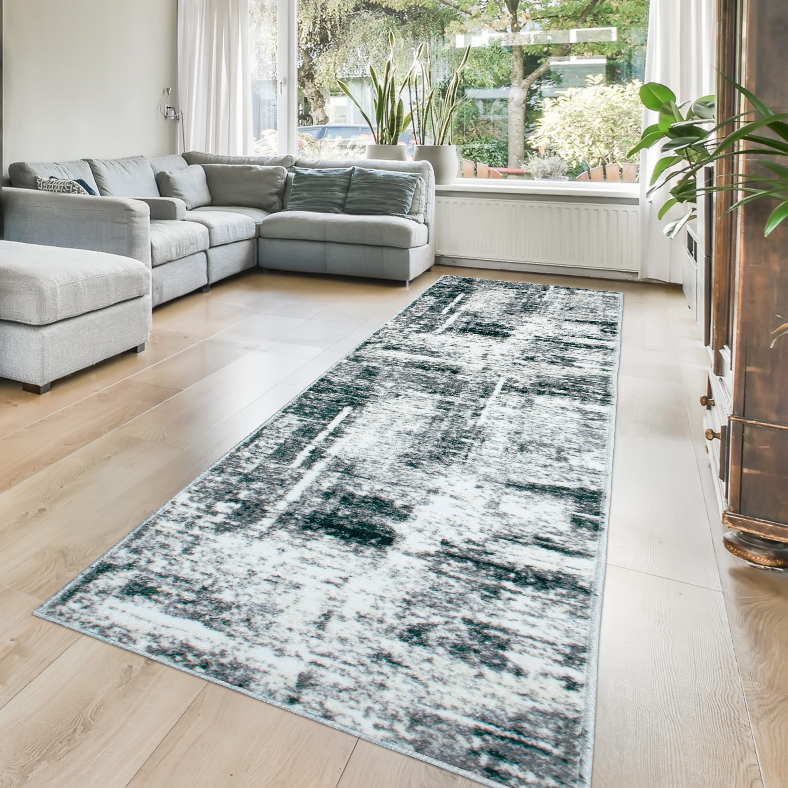 OTTO home Läufer Salsa, rechteckig, Höhe: 9 mm, mit besonders weichem Flor, Kurzflor, im Vintage-Look, dichte Qualität