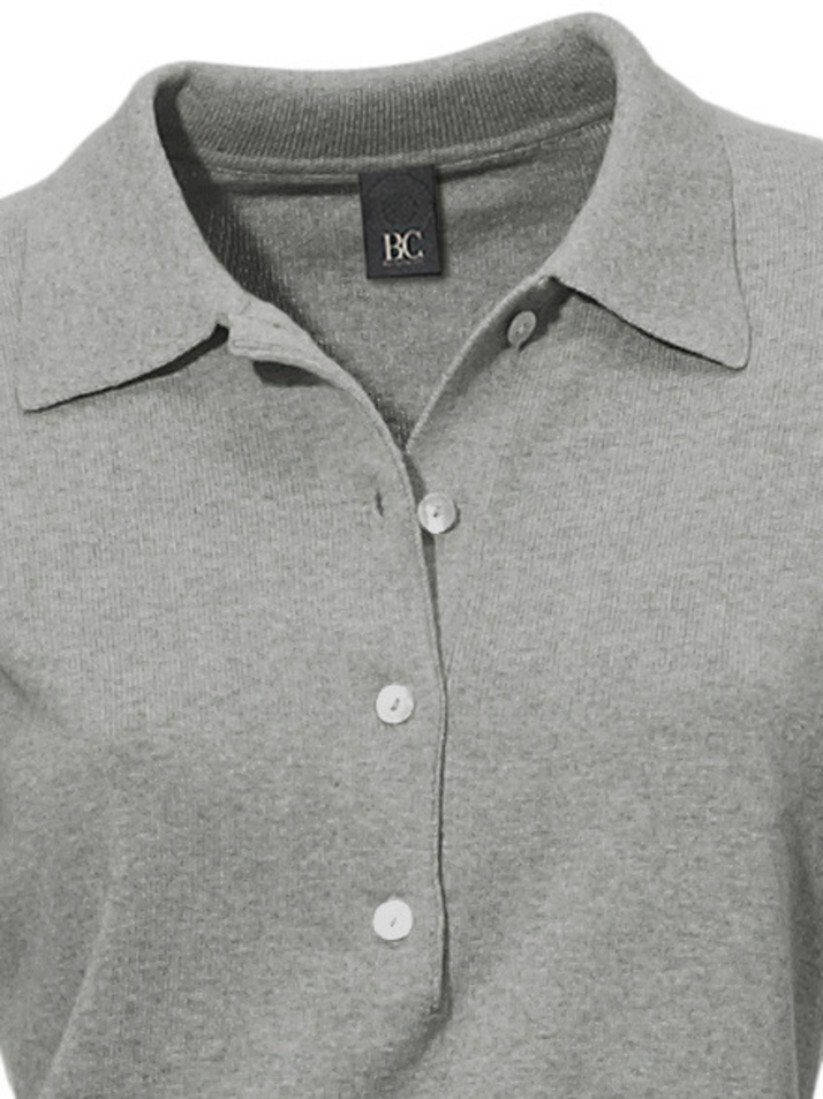 heine Strickpullover Polopullover Langarm Feinstrick