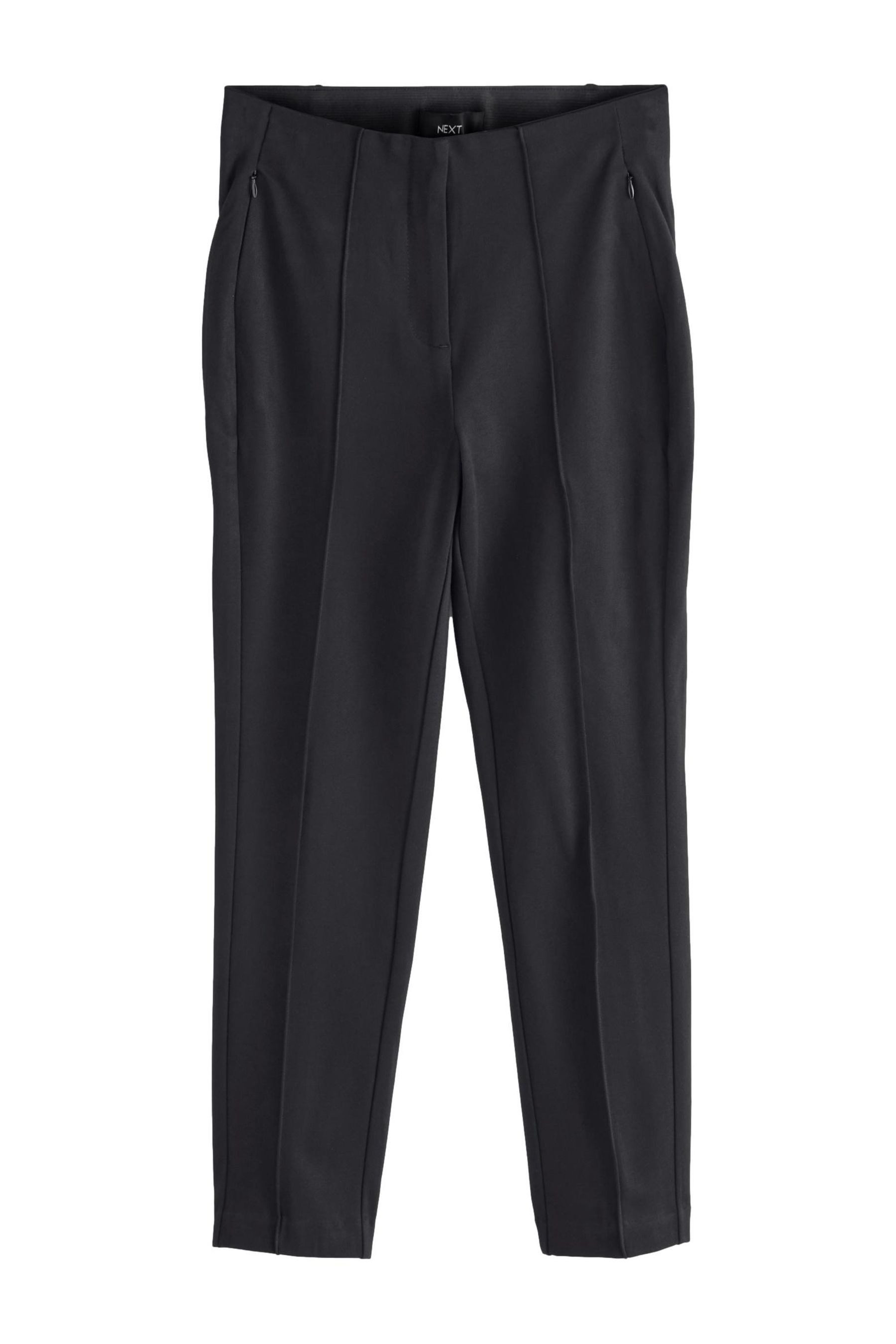 Next Stoffhose Modellierende Slim Fit Hose, Kurzgröße (1-tlg)