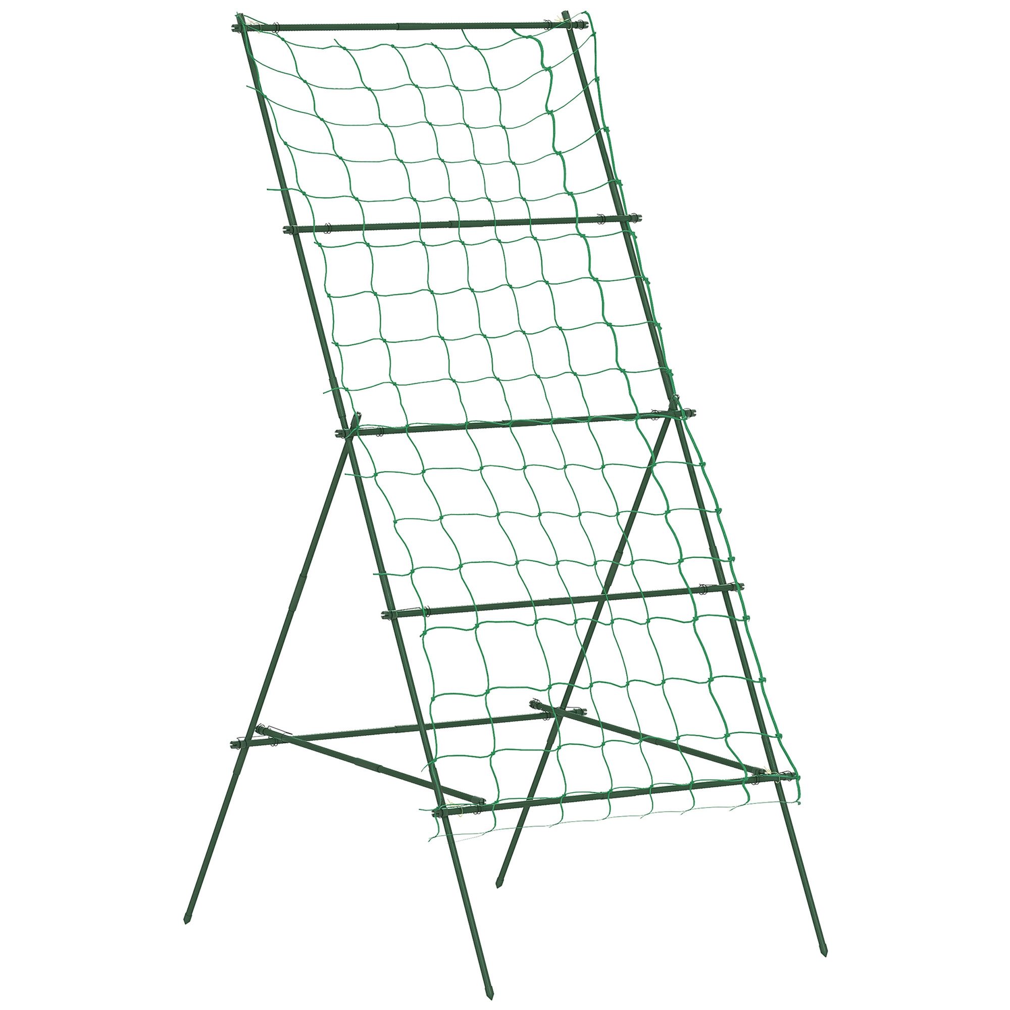 Outsunny Rankhilfe aus Stahl, rostfrei, für Kletterpflanzen, 101x133x227 cm günstig online kaufen