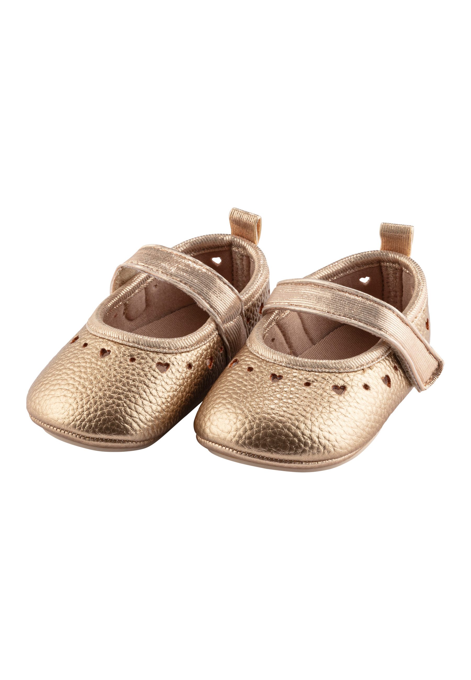 Sterntaler® Baby Ballerinas Herz Krabbelschuh (1-tlg) Baby Ballerinas aus Kunstleder, Babyschuhe mit Anti-Rutsch-Sohle