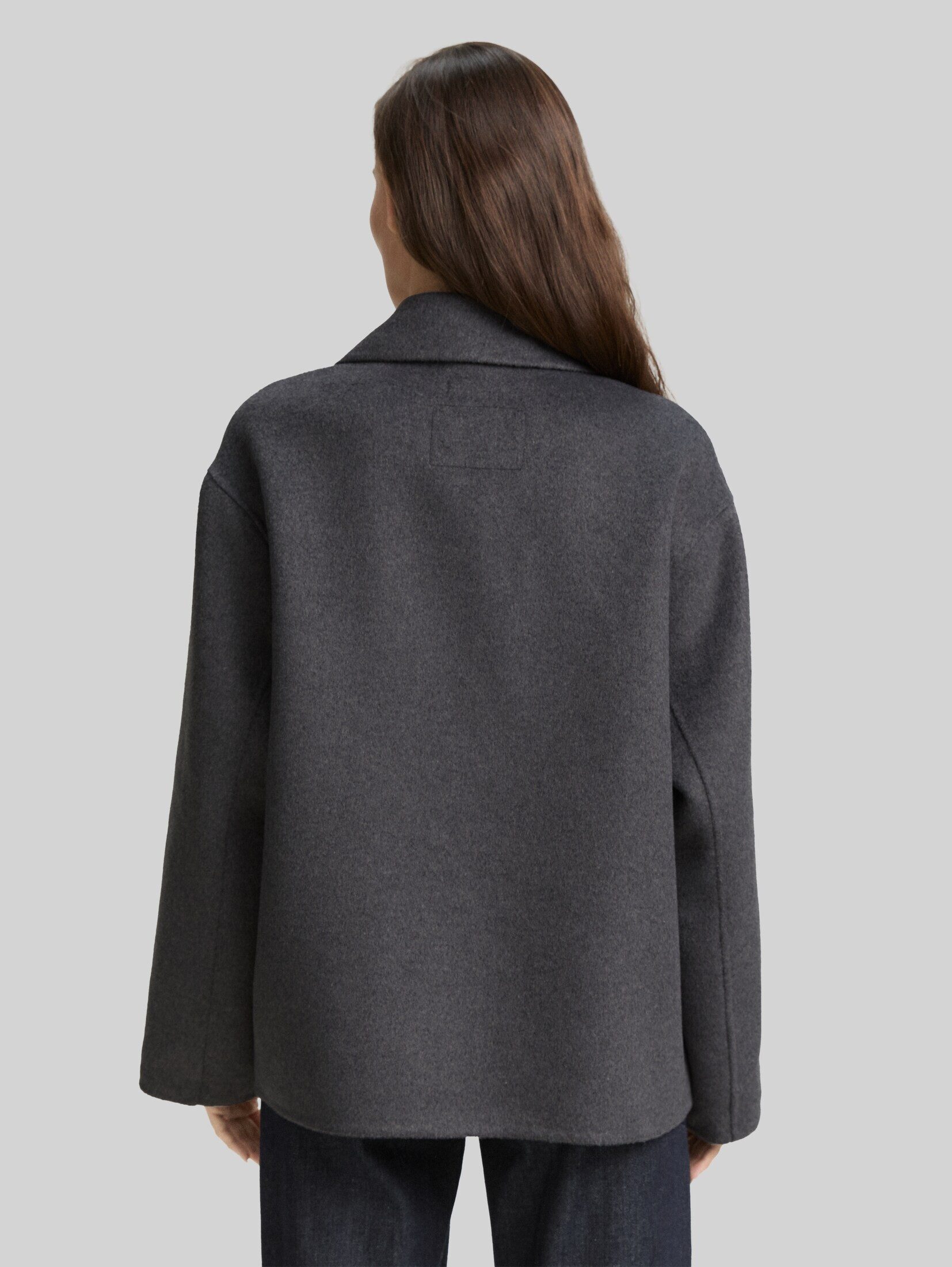 TOM TAILOR Sommerjacke Jacken Cabanjacke mit Wollanteil
