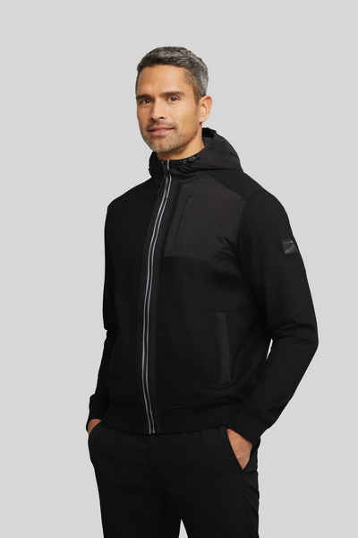 bugatti Sweatjacke mit abnehmbarer Kapuze