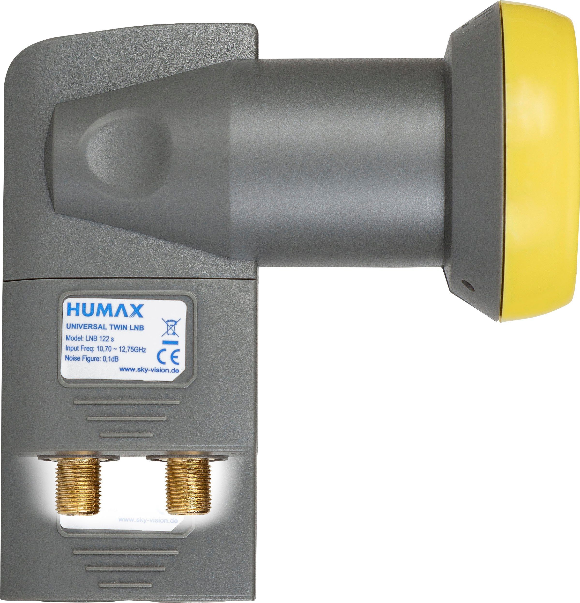 Humax LNB 122s Gold Twin Universal LNB SAT-Antenne – Bild 2 von 5