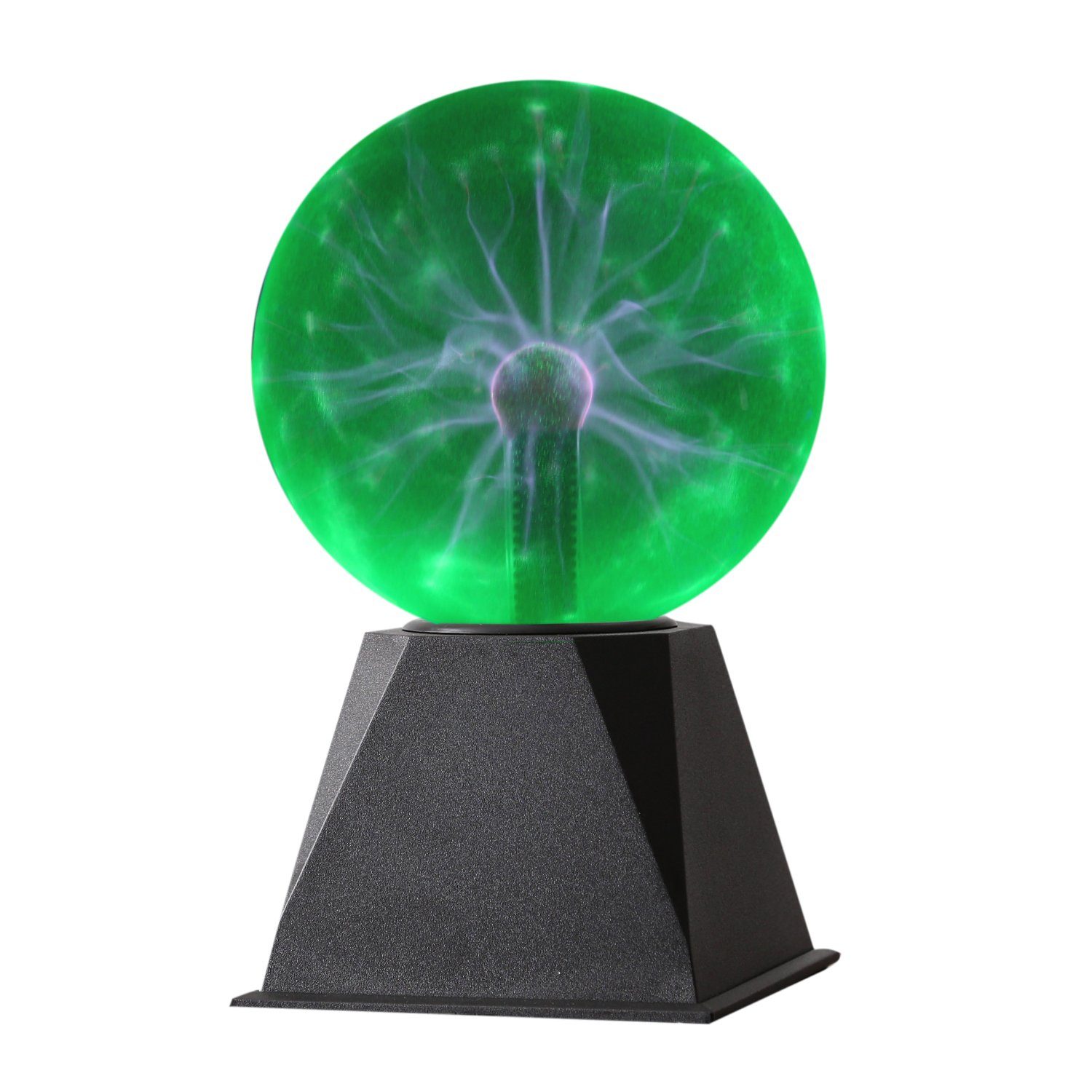 SATISFIRE LED Dekolicht Plasmakugel Plasmaball magisch zuckend Blitz-Show Automatik grün, grün