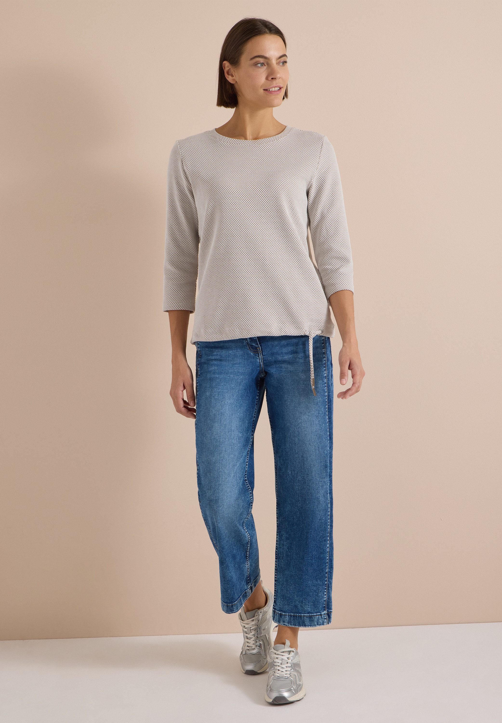 CECIL 3/4-Arm-Shirt mit 3/4 Ärmeln