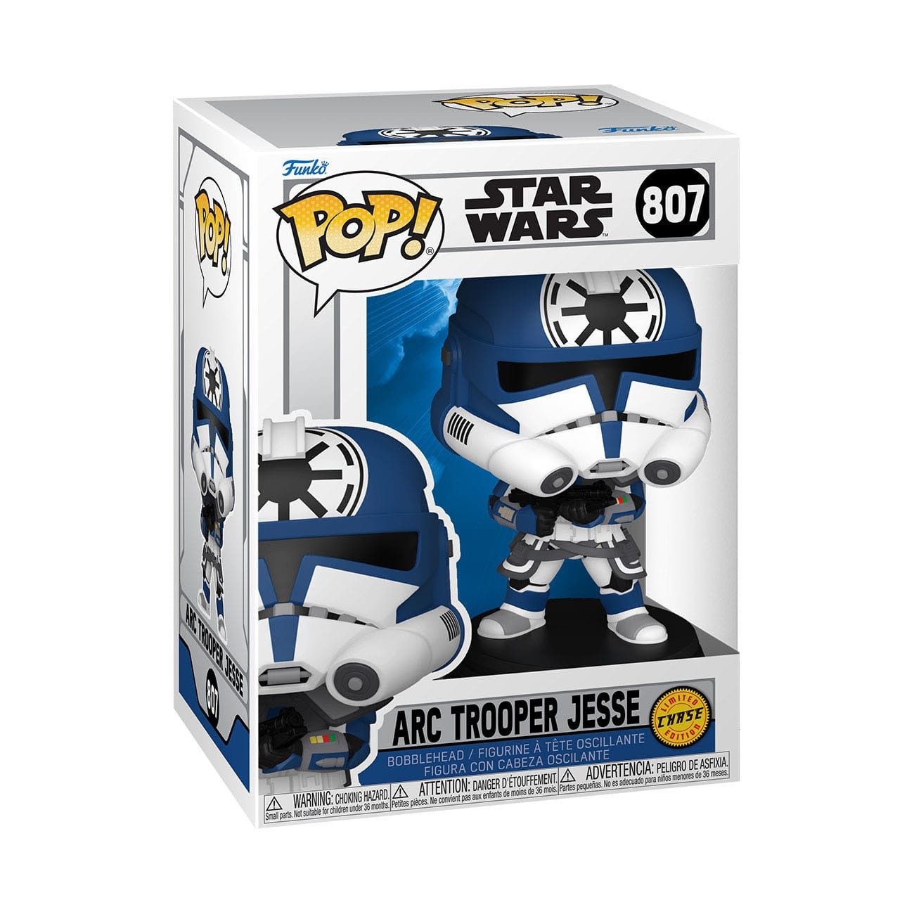 Funko Merchandise-Figur Star Wars ARC Trooper Jesse POP! Wackelkopf-Figur Chase Chance 9 cm