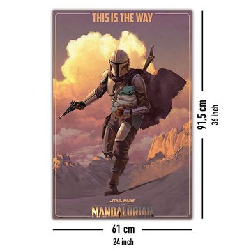 PYRAMID Poster The Mandalorian Poster This Is The Way 61 x 91,5 cm