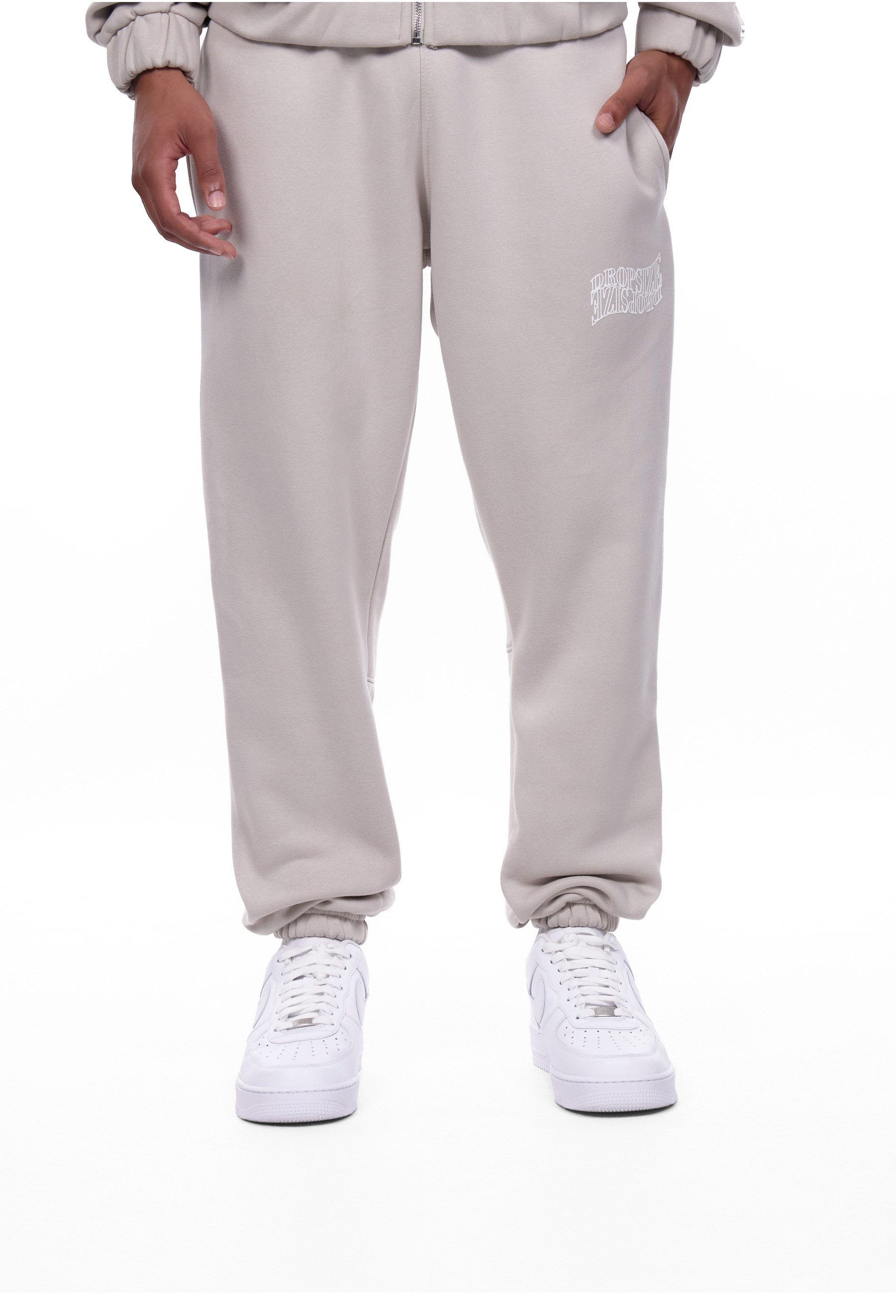 Dropsize Jogginghose Dropsize HEAVY MIRRORED LOGO JOGGER (1-tlg)